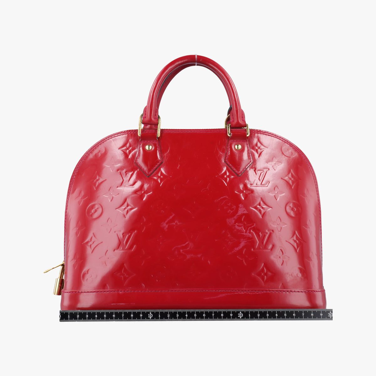 Vintage Louis Vuitton Alma PM pomme d'amour Vernis M90096 handbag | stylenewstar