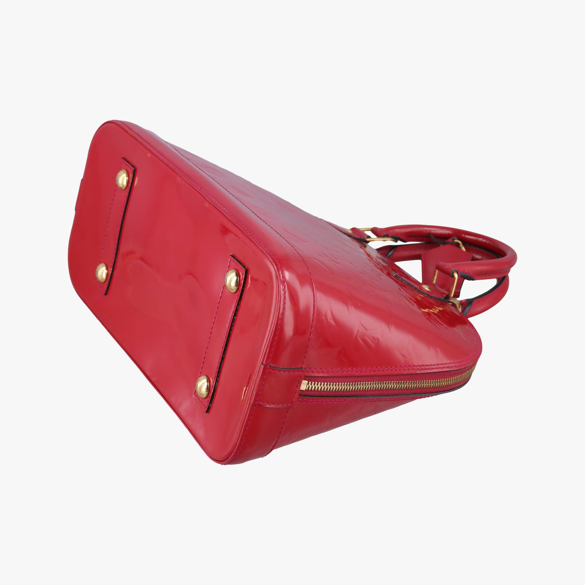 Vintage Louis Vuitton Alma PM pomme d'amour Vernis M90096 handbag | stylenewstar