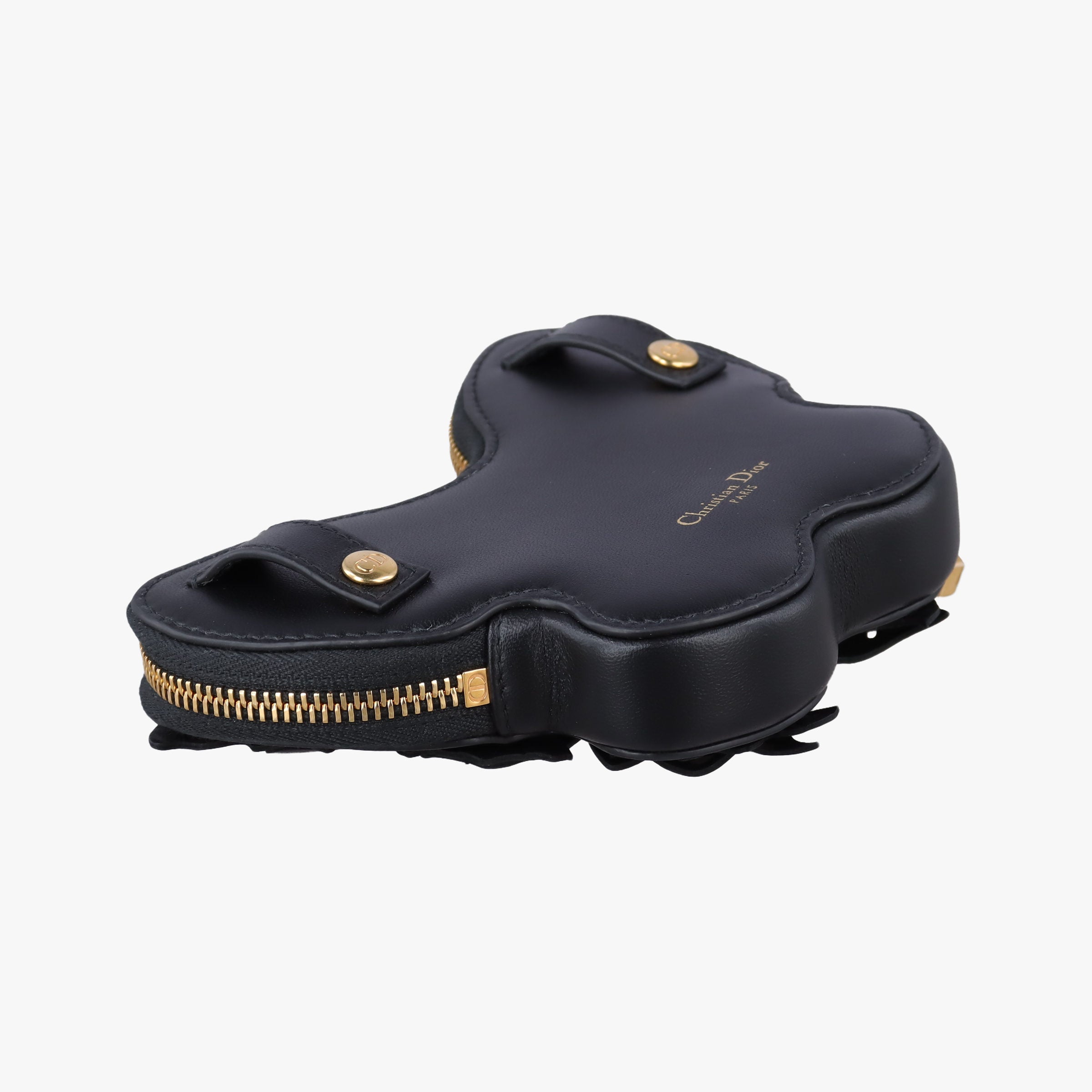Secondhand Christian Dior 30 Montaigne Removable Black Lambskin  bum bag/waist bag | stylenewstar