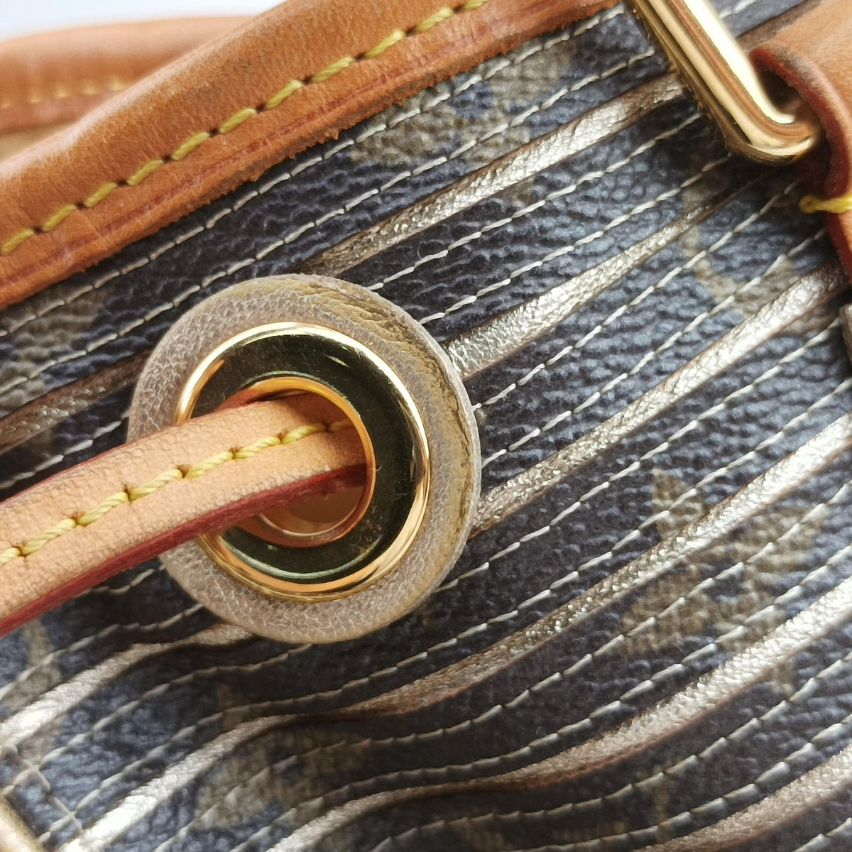 Secondhand Louis Vuitton Neo brown×Argent Monogram Eden M40355 shoulderbag | stylenewstar