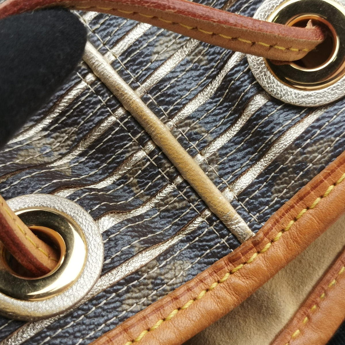Secondhand Louis Vuitton Neo brown×Argent Monogram Eden M40355 shoulderbag | stylenewstar