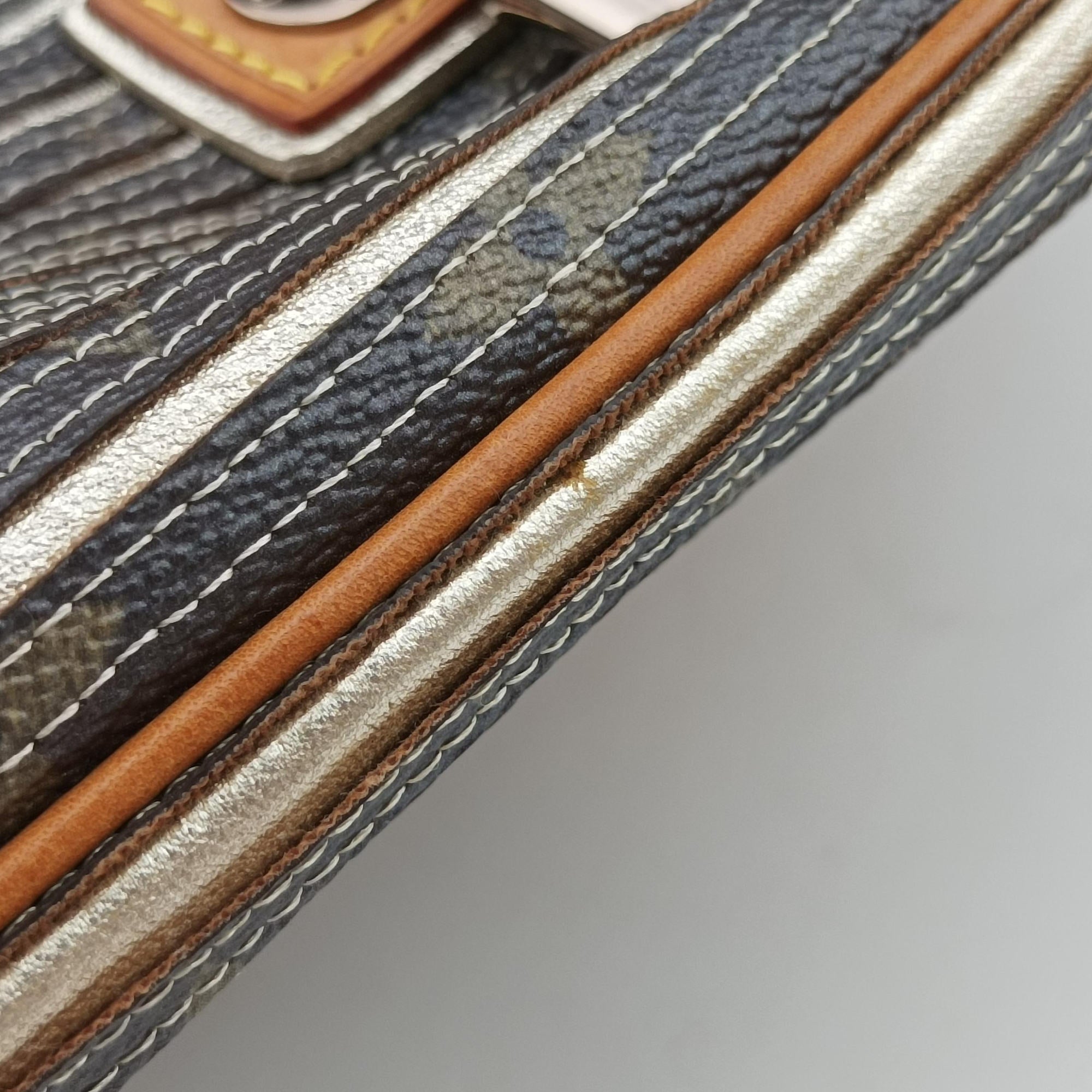 Secondhand Louis Vuitton Neo brown×Argent Monogram Eden M40355 shoulderbag | stylenewstar