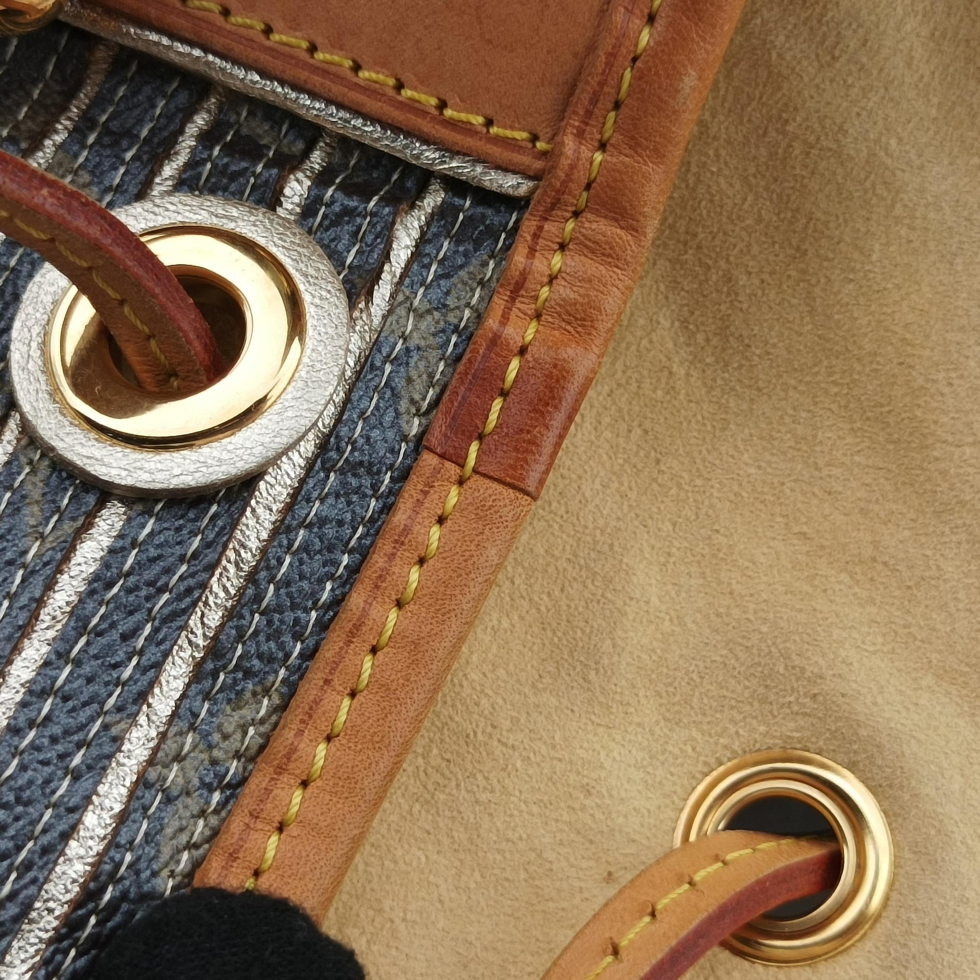 Secondhand Louis Vuitton Neo brown×Argent Monogram Eden M40355 shoulderbag | stylenewstar