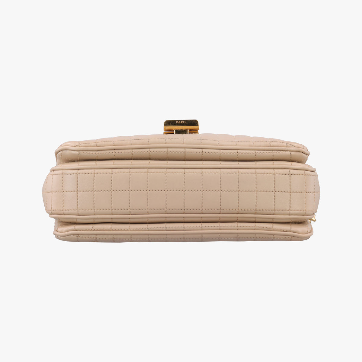 Secondhand Celine C Quilting Beige Leather  shoulderbag | stylenewstar