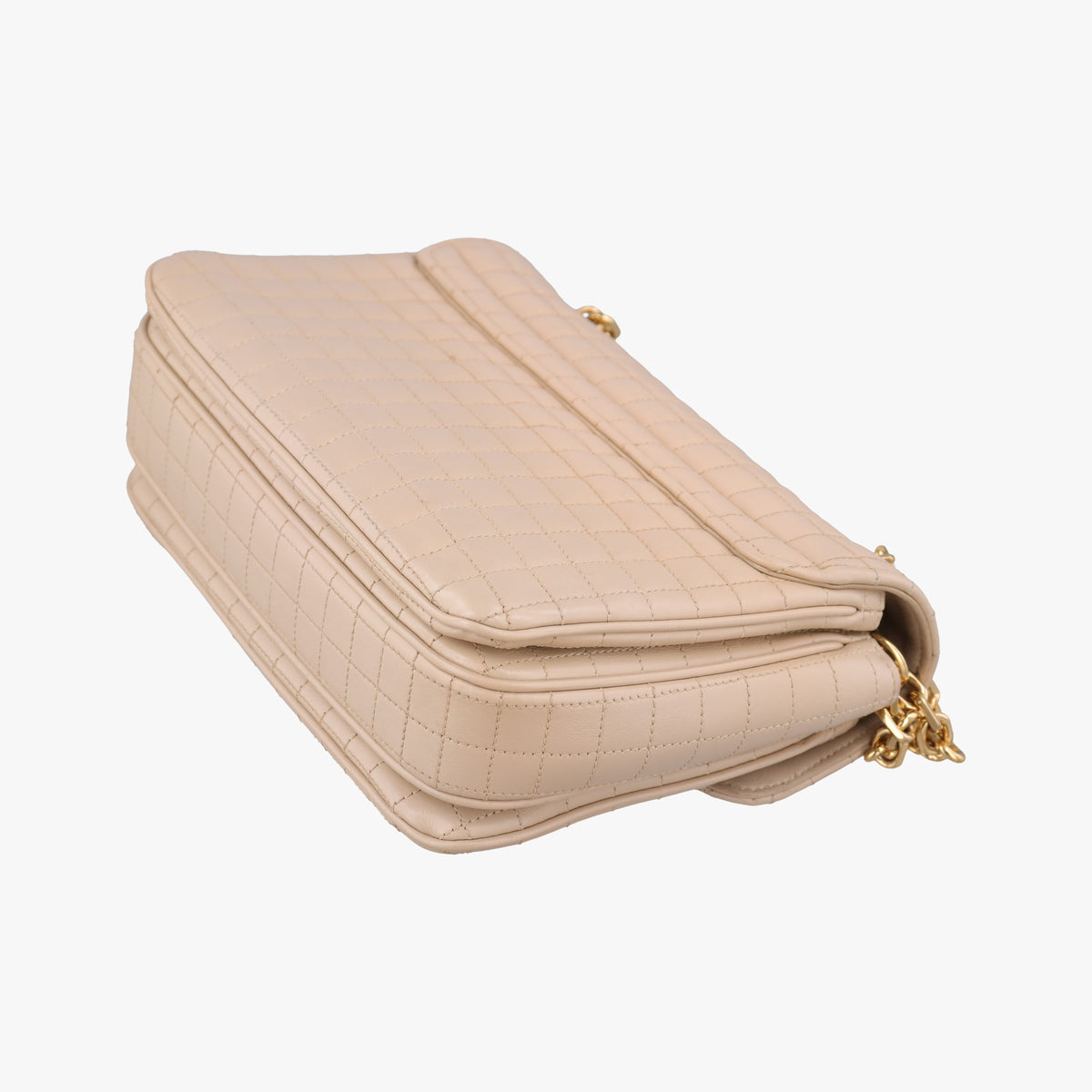 Secondhand Celine C Quilting Beige Leather  shoulderbag | stylenewstar