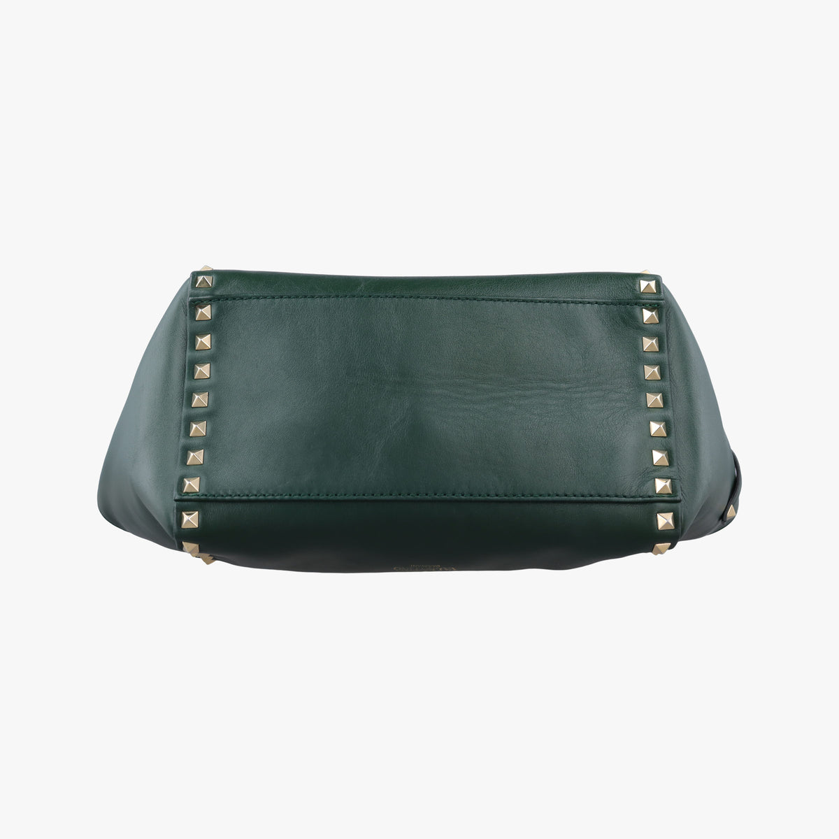 Secondhand Valentino Rockstud Green Leather  shoulderbag | stylenewstar