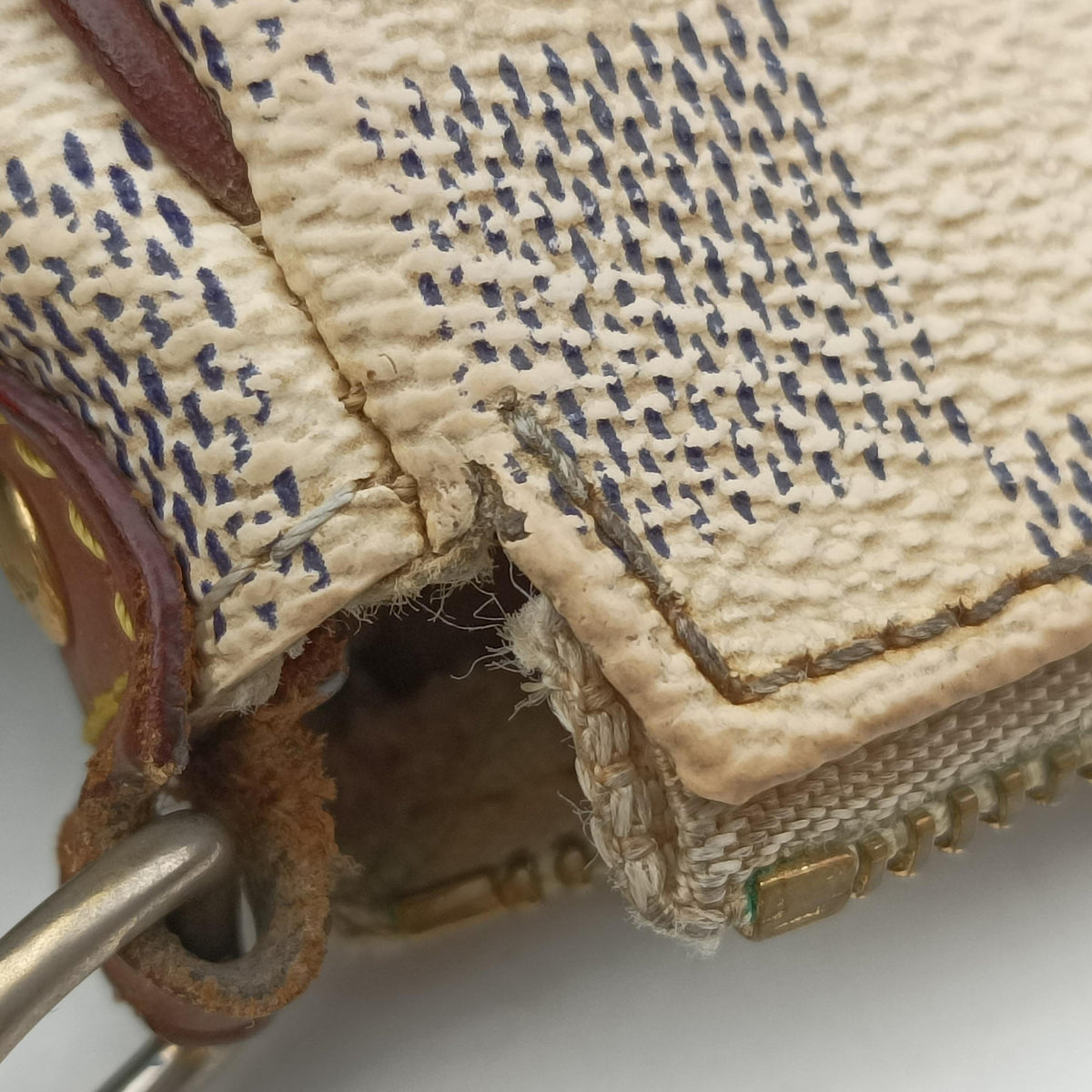 Pre-owned Louis Vuitton EVA AZUR Damier Canvas N55214 handbag | stylenewstar