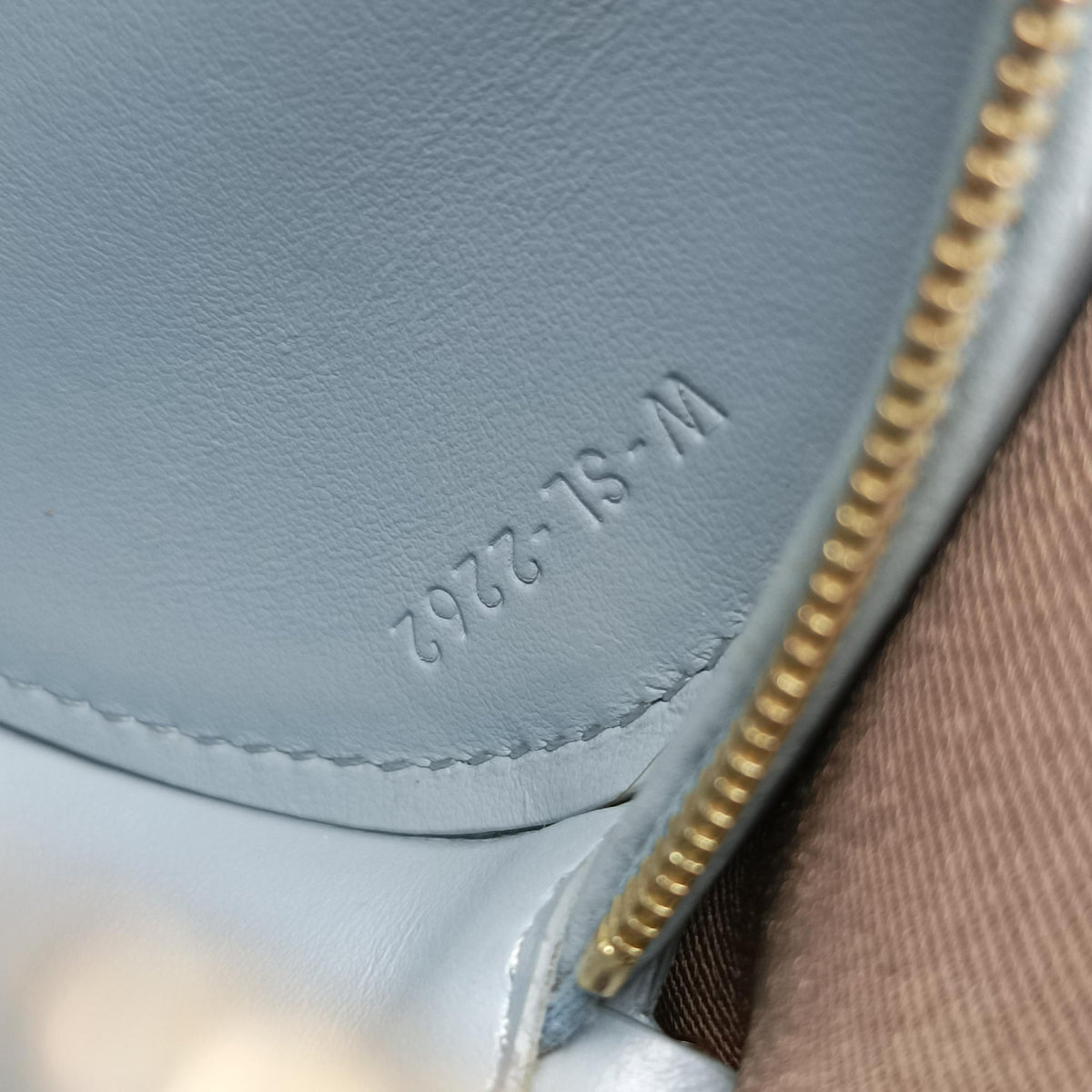 Pre-owned Celine Oval Purse Cuir Triomphe Blue Leather  shoulderbag | stylenewstar
