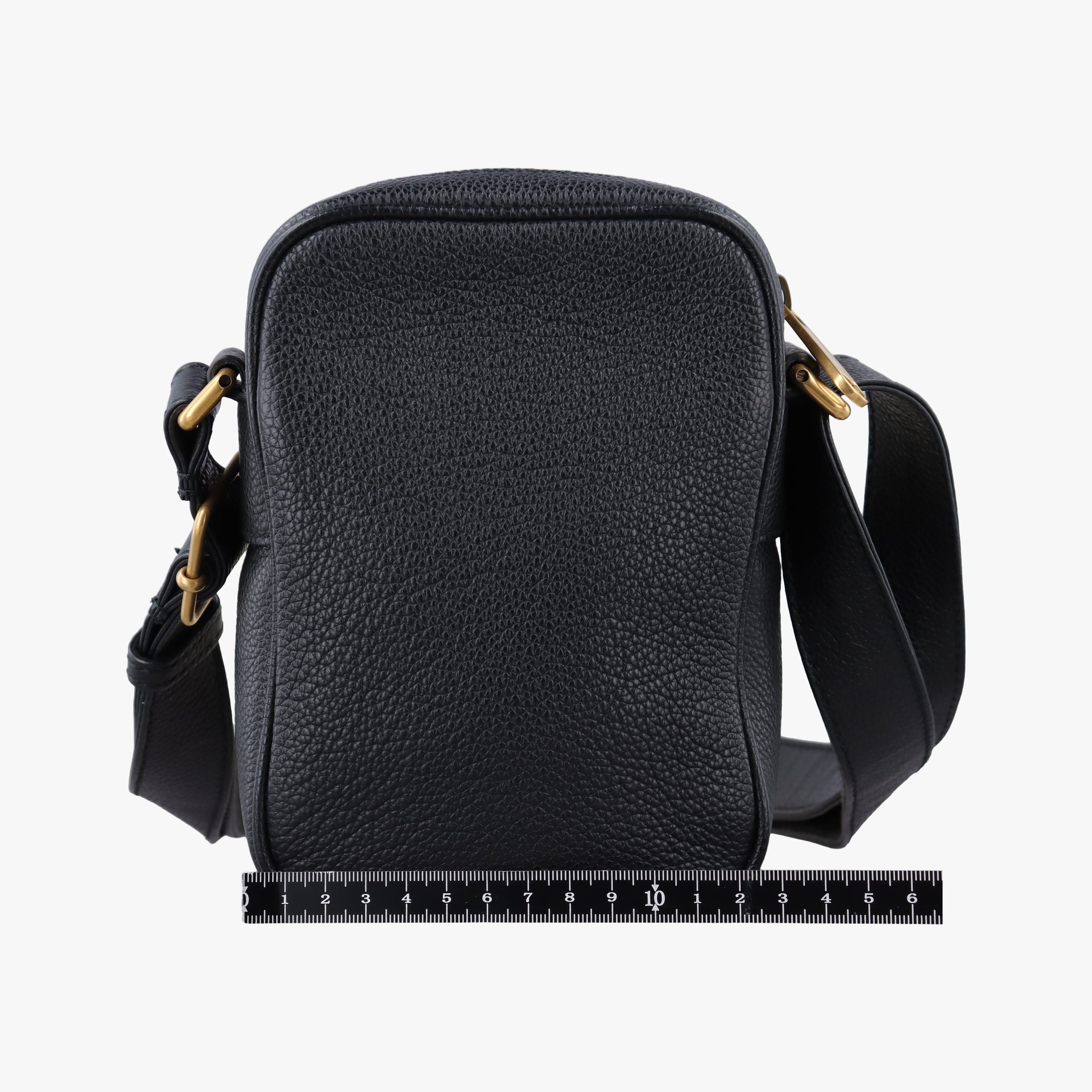 Pre-owned Gucci Print Messenger Black Leather 574803 shoulderbag | stylenewstar