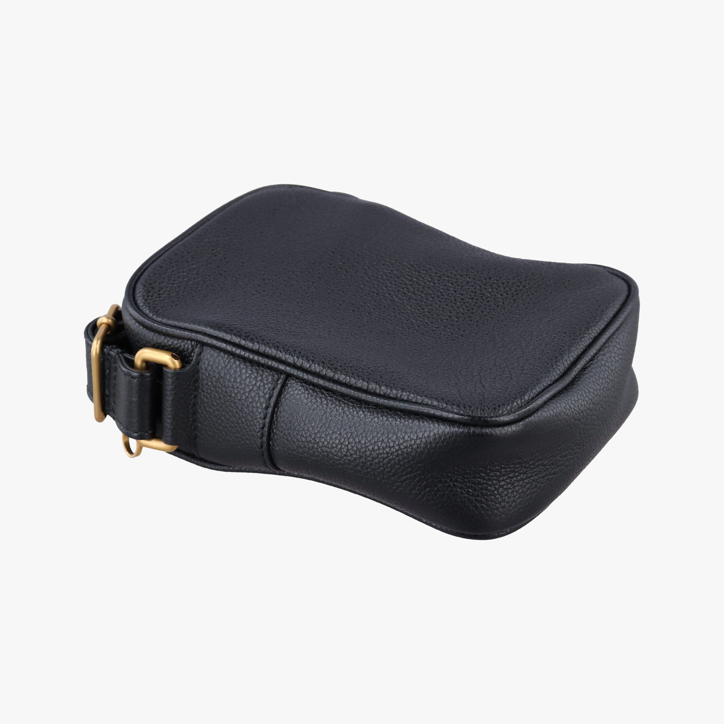 Pre-owned Gucci Print Messenger Black Leather 574803 shoulderbag | stylenewstar