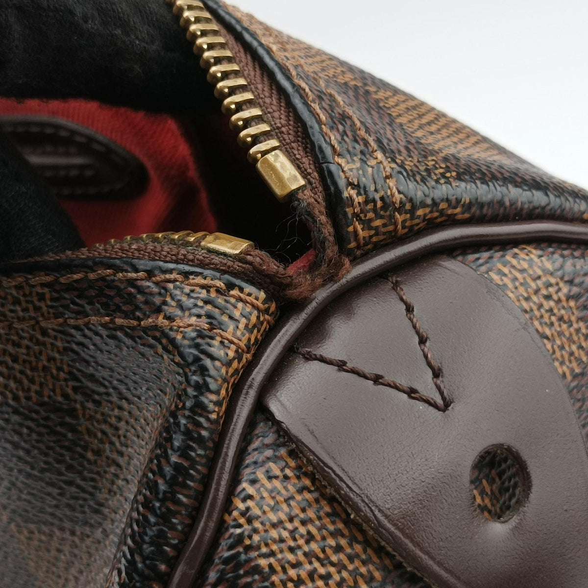 Pre-owned Louis Vuitton SPEEDY30 EBENE Damier Canvas N41531 handbag | stylenewstar
