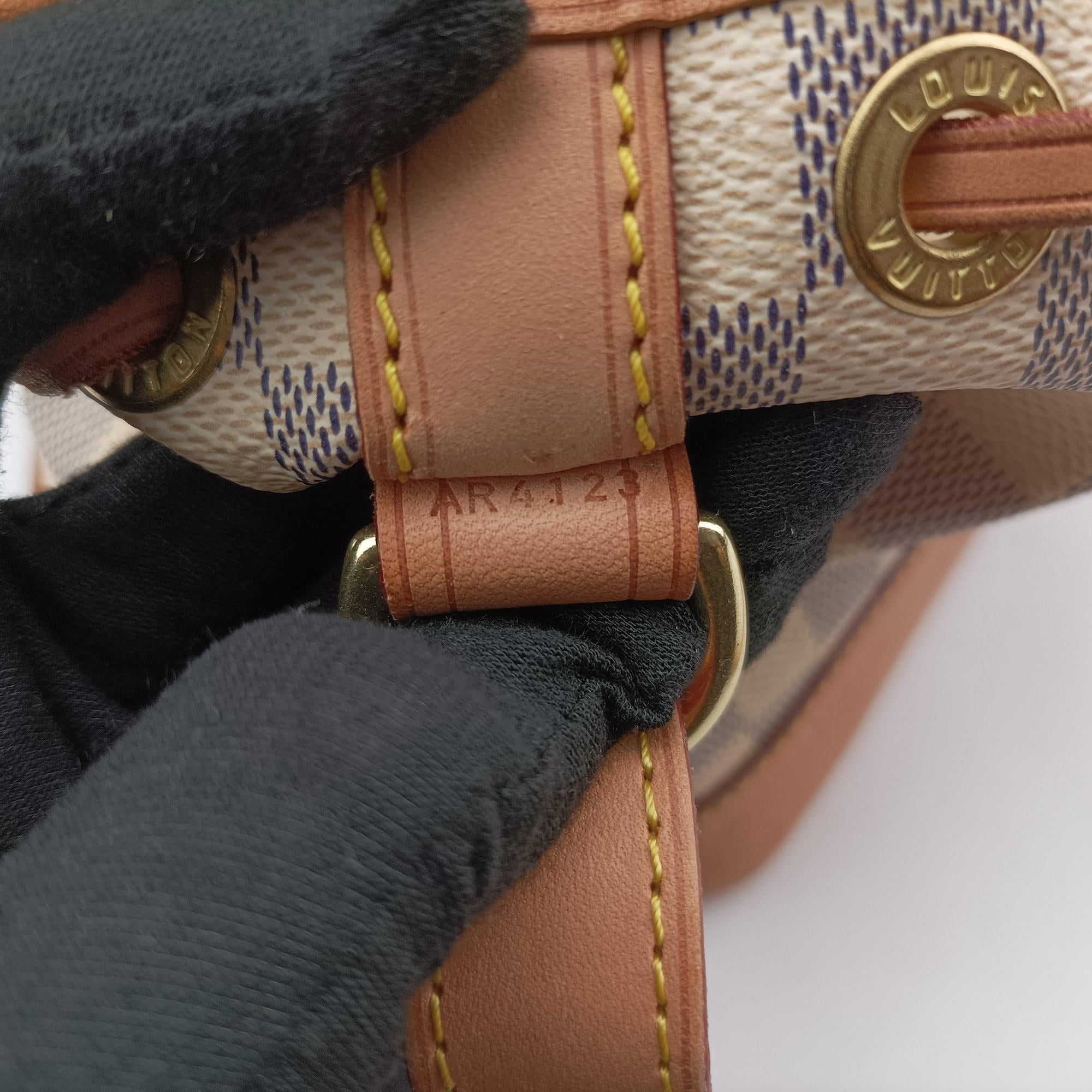 Pre-owned Louis Vuitton Noe BB AZUR Damier Canvas N41220 shoulderbag | stylenewstar