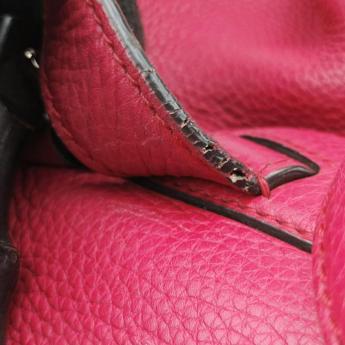 Pre-owned Gucci Bamboo fringe tassel Red Leather 370833 backpack/rucksack | stylenewstar