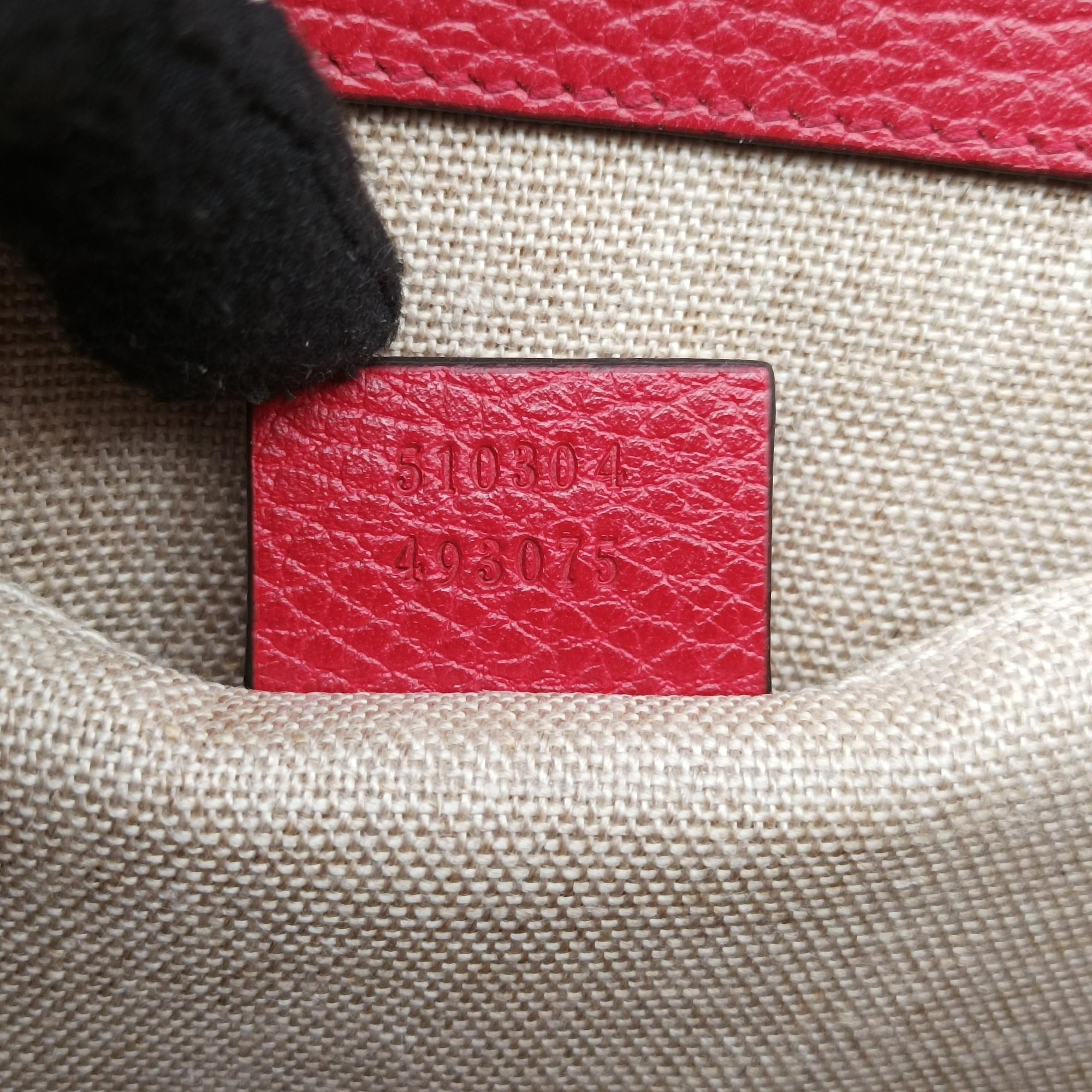 Pre-owned Gucci Interlocking G Red Leather 510304 shoulderbag | stylenewstar