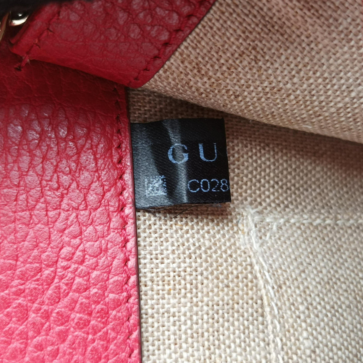 Pre-owned Gucci Interlocking G Red Leather 510304 shoulderbag | stylenewstar