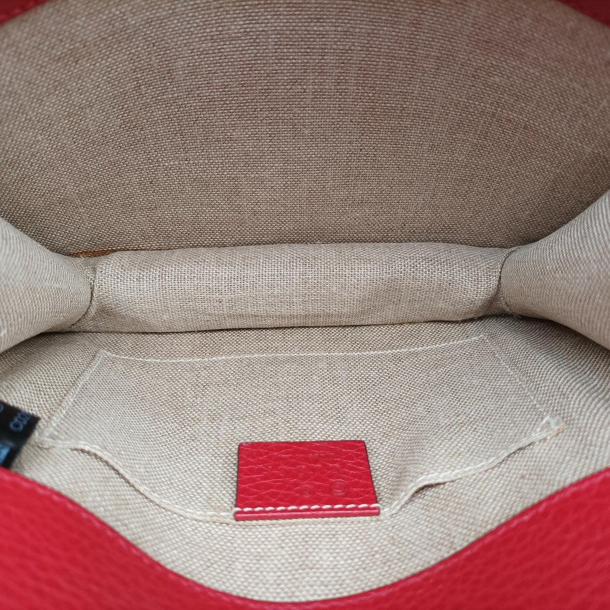 Pre-owned Gucci Interlocking G Red Leather 510304 shoulderbag | stylenewstar