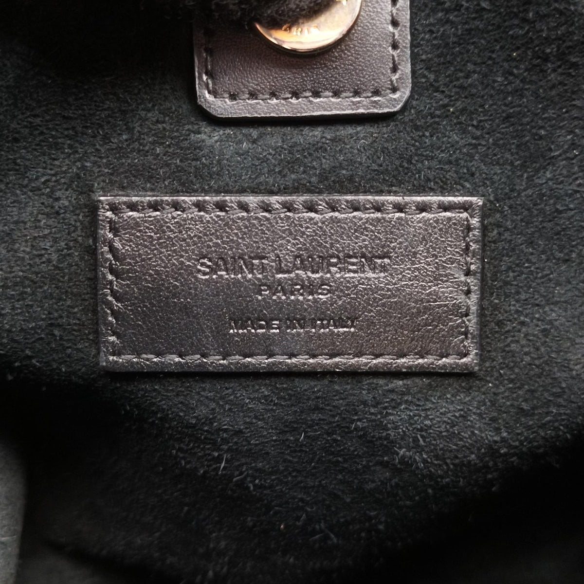 Vintage Yves Saint Laurent Toy Mini shopping Black Leather 773995 shoulderbag | stylenewstar