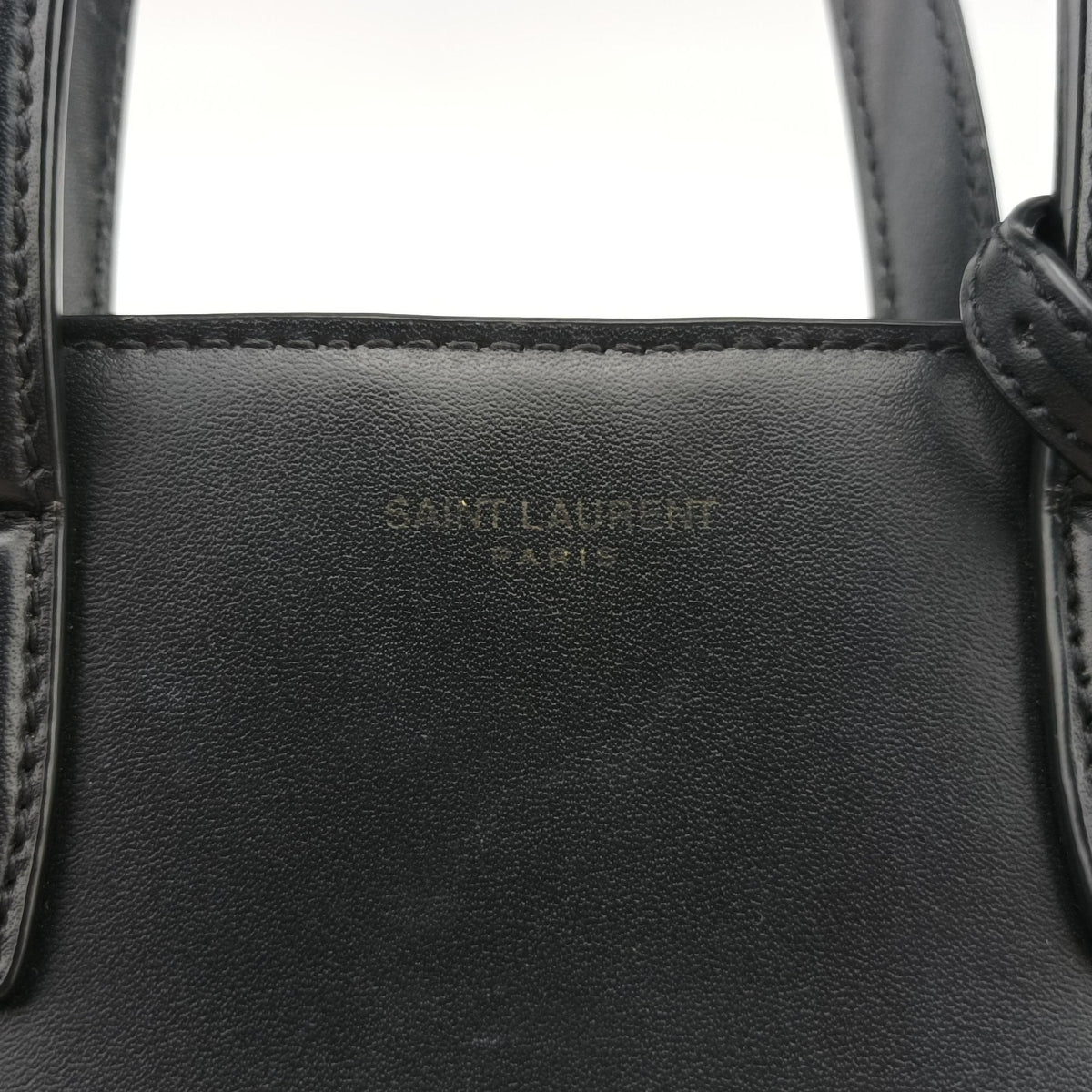 Vintage Yves Saint Laurent Toy Mini shopping Black Leather 773995 shoulderbag | stylenewstar