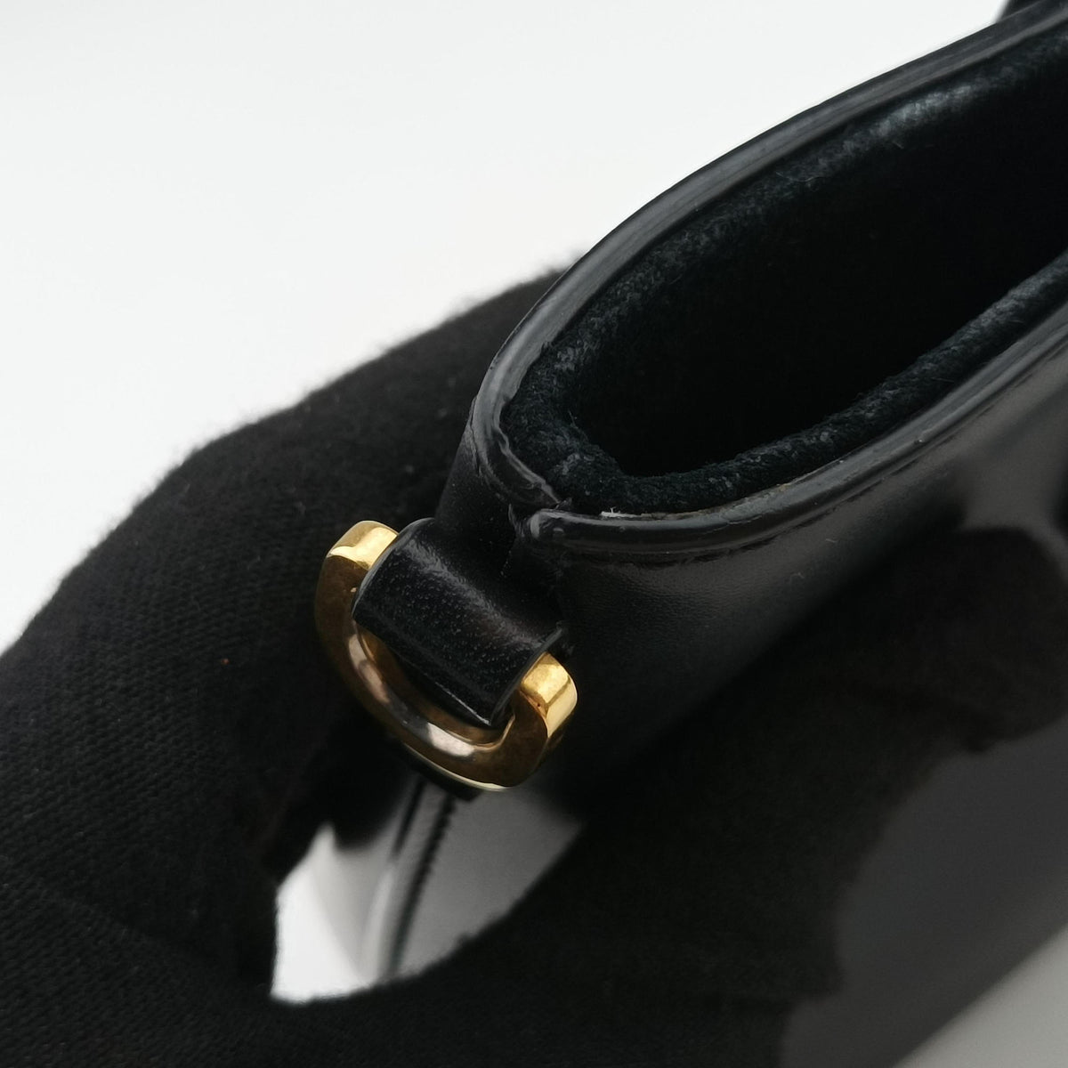 Vintage Yves Saint Laurent Toy Mini shopping Black Leather 773995 shoulderbag | stylenewstar