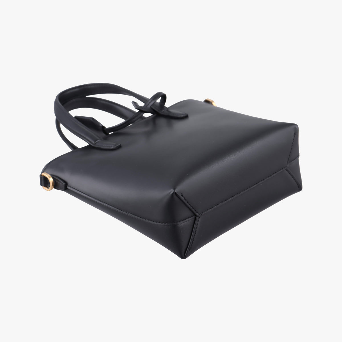 Vintage Yves Saint Laurent Toy Mini shopping Black Leather 773995 shoulderbag | stylenewstar