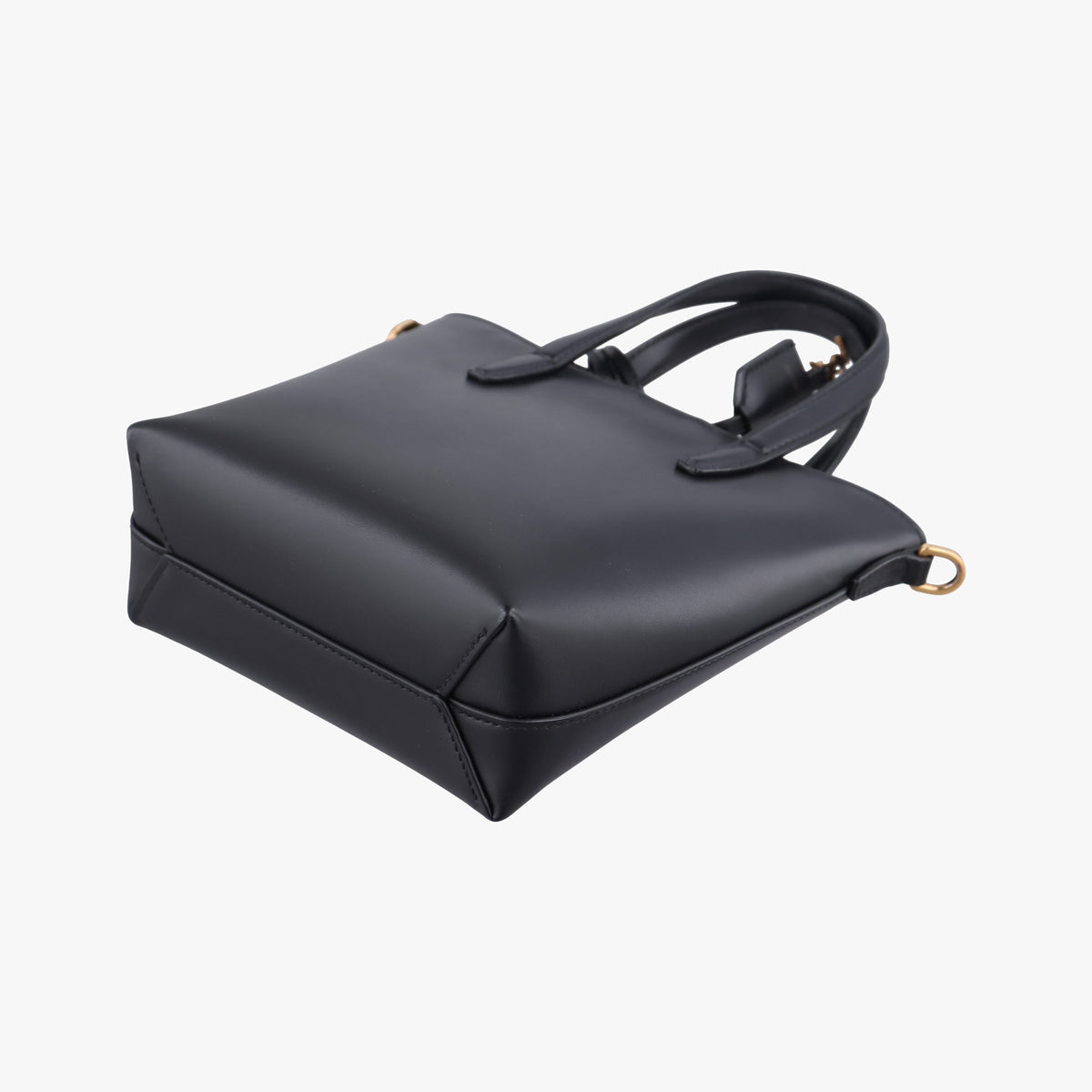 Vintage Yves Saint Laurent Toy Mini shopping Black Leather 773995 shoulderbag | stylenewstar
