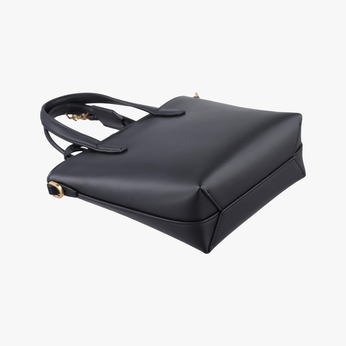 Vintage Yves Saint Laurent Toy Mini shopping Black Leather 773995 shoulderbag | stylenewstar
