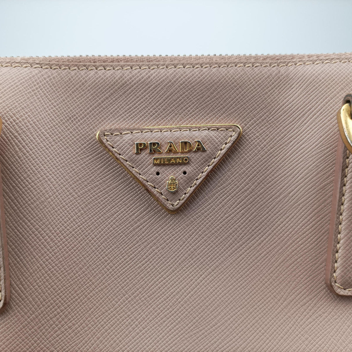 Pre-owned Prada Galleria Pink SAFFIANO Leather BN2274 handbag | stylenewstar