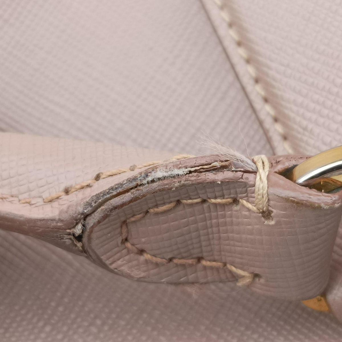 Pre-owned Prada Galleria Pink SAFFIANO Leather BN2274 handbag | stylenewstar