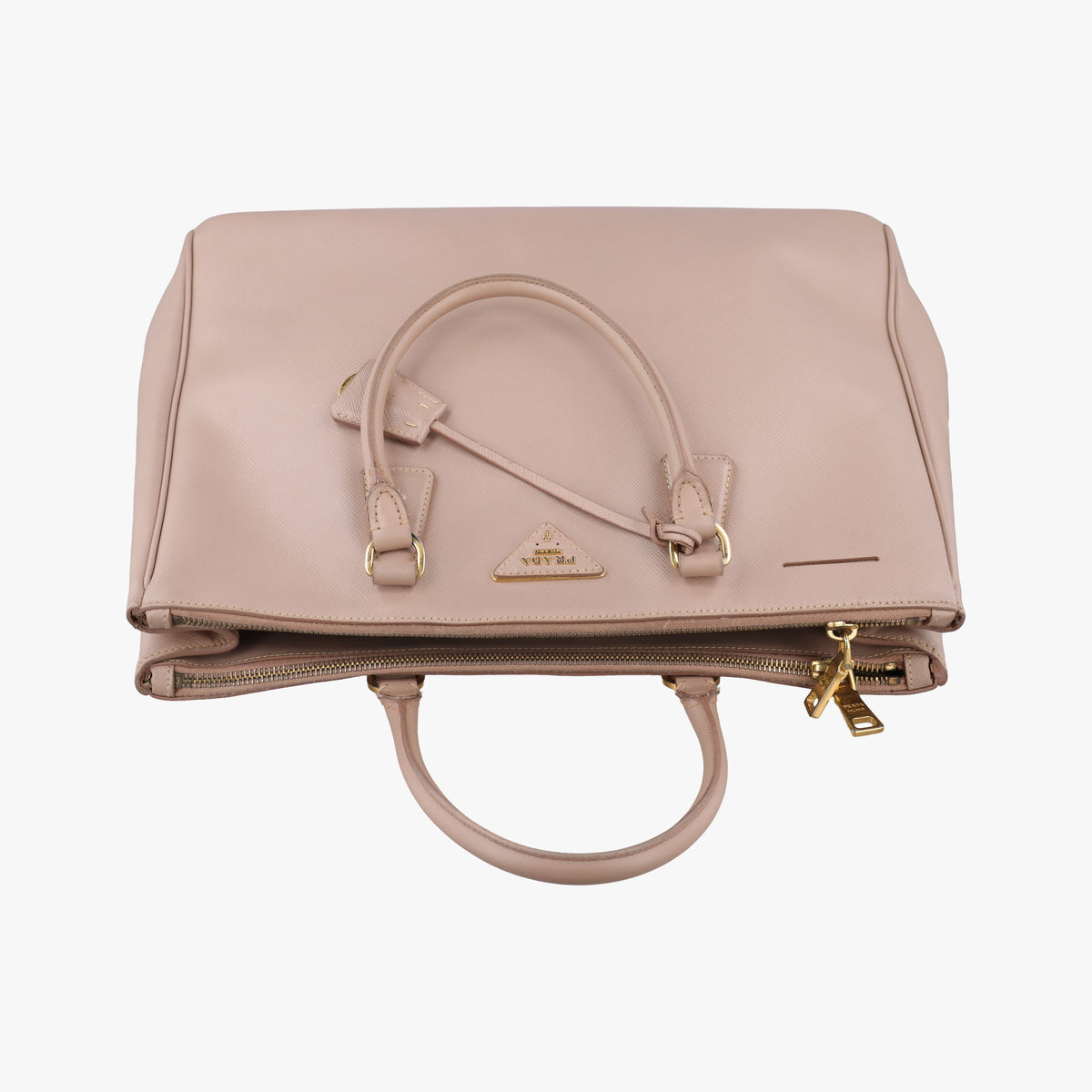 Pre-owned Prada Galleria Pink SAFFIANO Leather BN2274 handbag | stylenewstar