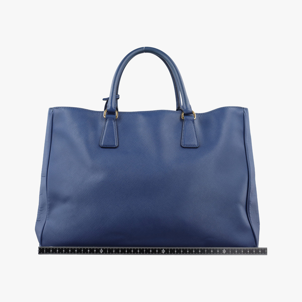 Pre-owned Prada Galleria Blue SAFFIANO Leather BN2274 handbag | stylenewstar