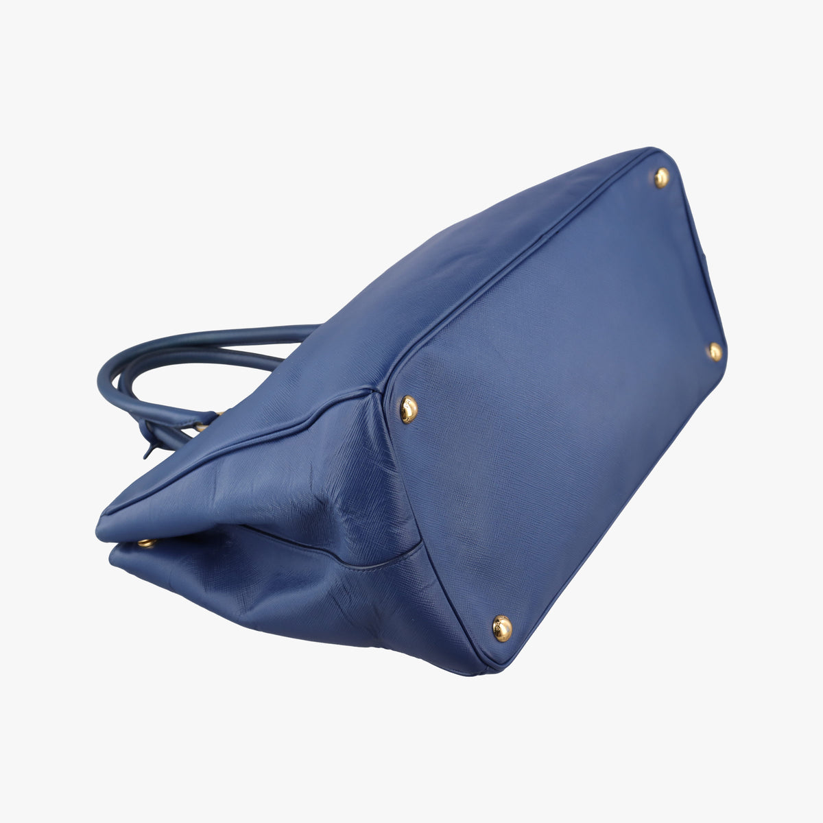 Secondhand Prada Galleria Blue SAFFIANO Leather BN2274 handbag | stylenewstar