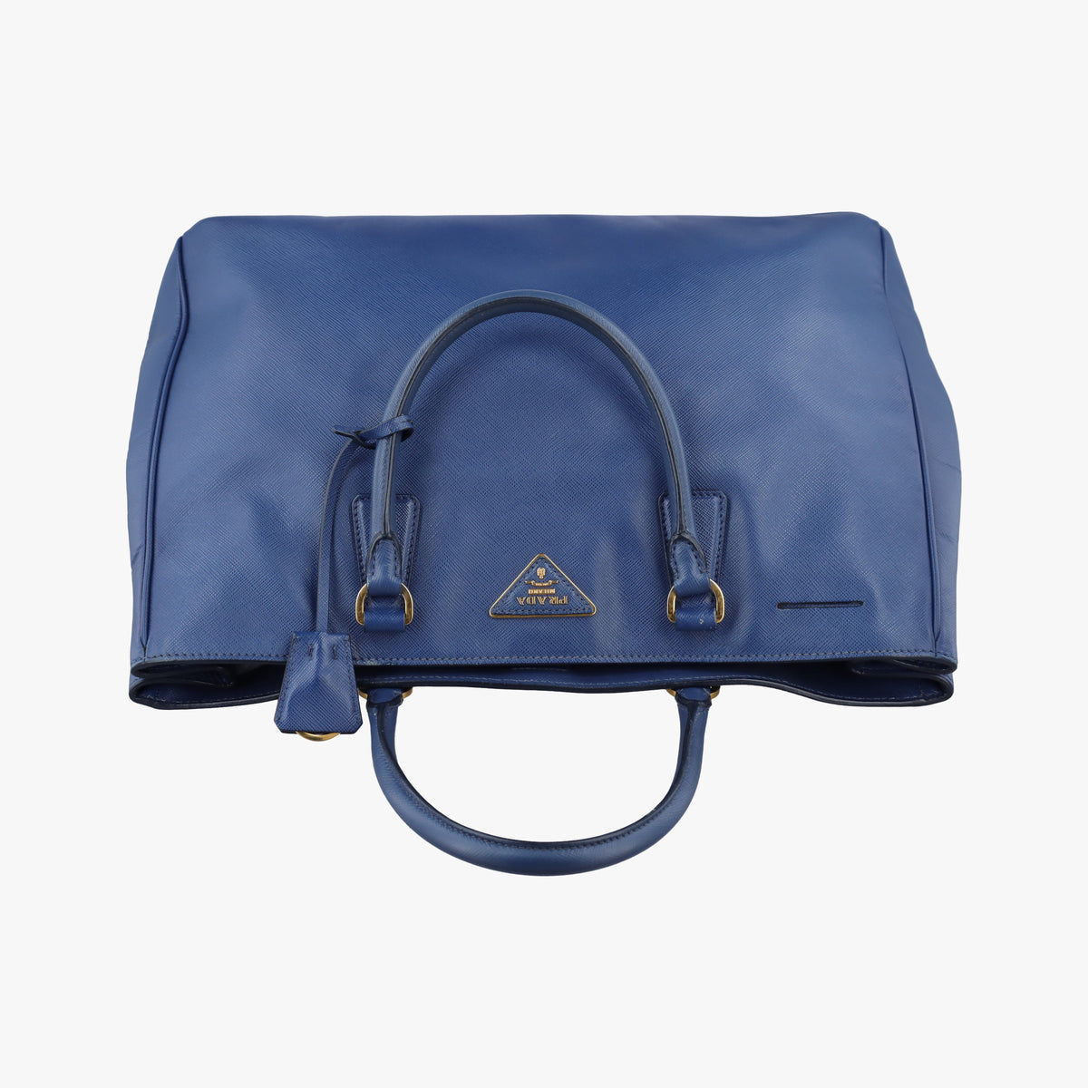 Secondhand Prada Galleria Blue SAFFIANO Leather BN2274 handbag | stylenewstar