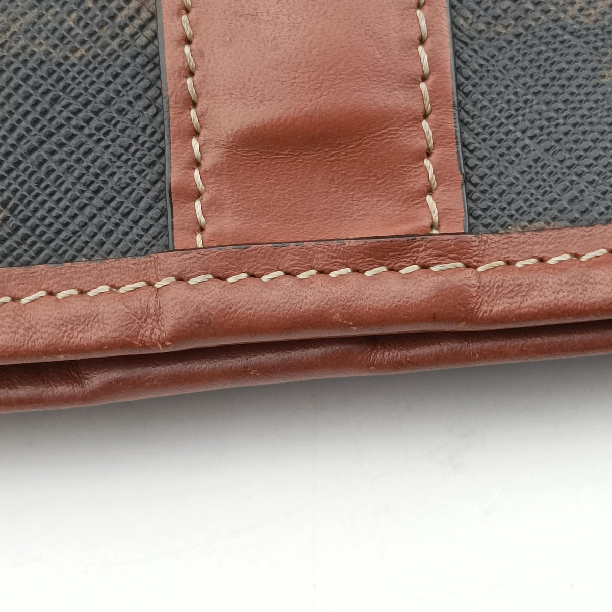 Pre-owned Celine Medium Bucket Brown PVC coated canvas×Leather  shoulderbag | stylenewstar