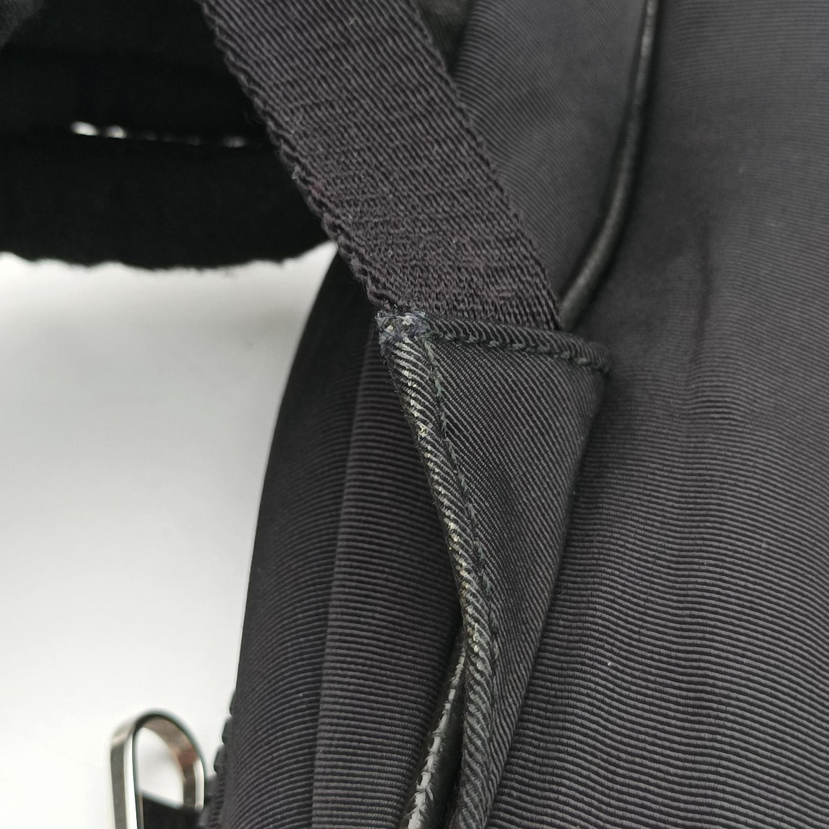 Pre-owned Gucci Interlocking G Black Nylon 536724 backpack/rucksack | stylenewstar