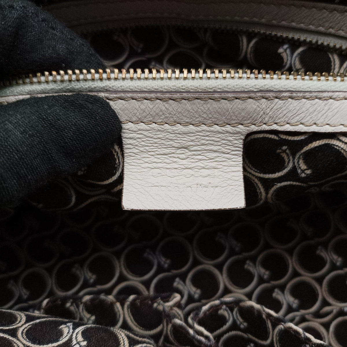 Vintage Gucci Horsebit Nail White Leather 189890 handbag | stylenewstar