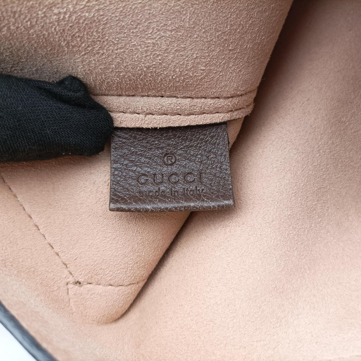 Pre-owned Gucci Ophidia Brown PVC coated canvas×Leather 519335 shoulderbag | stylenewstar