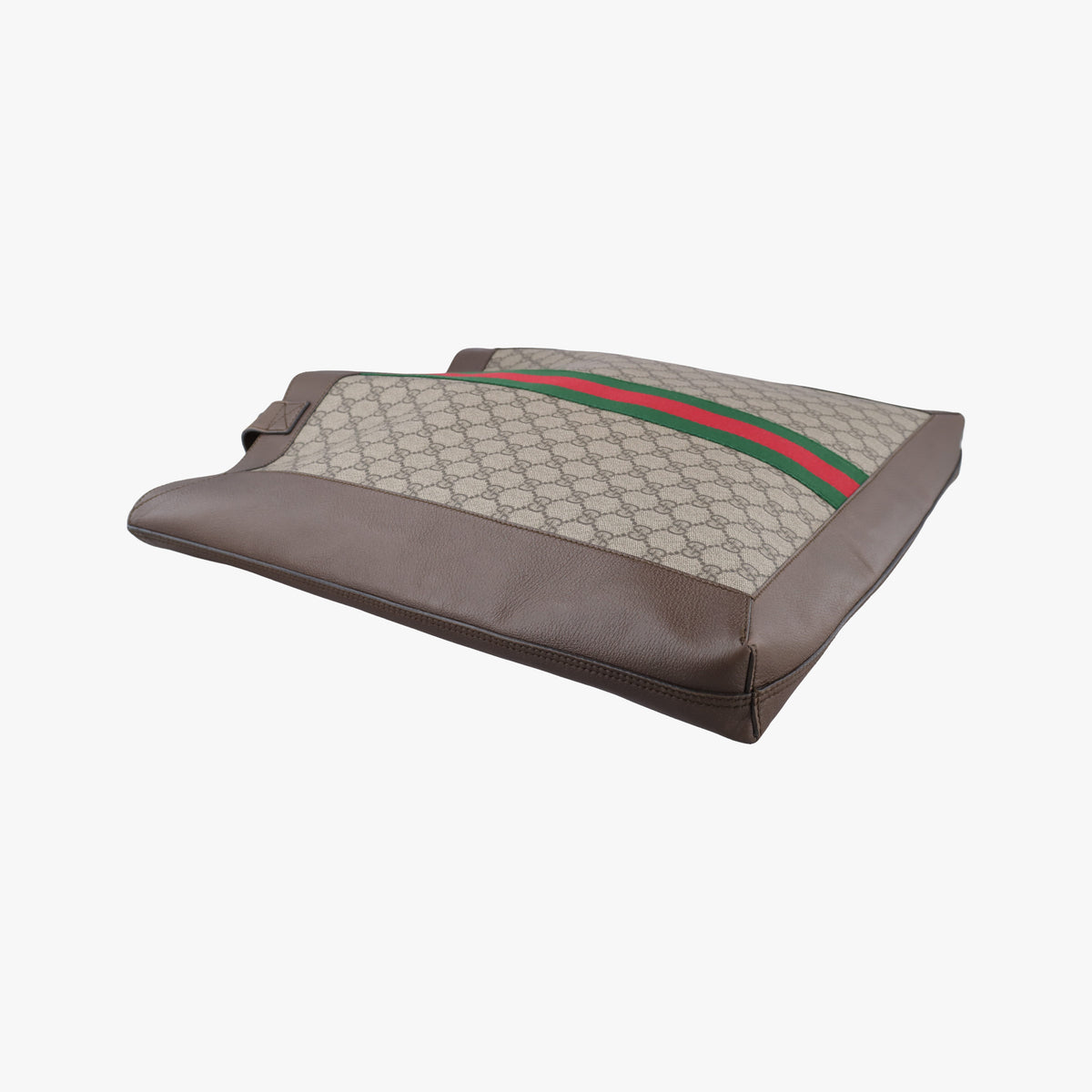 Pre-owned Gucci Ophidia Brown PVC coated canvas×Leather 519335 shoulderbag | stylenewstar