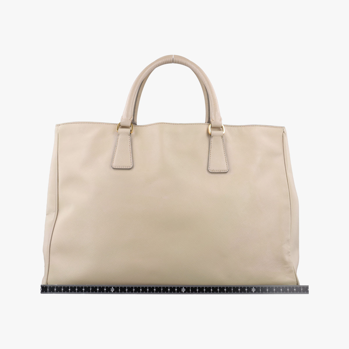 Pre-owned Prada Galleria Beige SAFFIANO Leather BN2274 handbag | stylenewstar