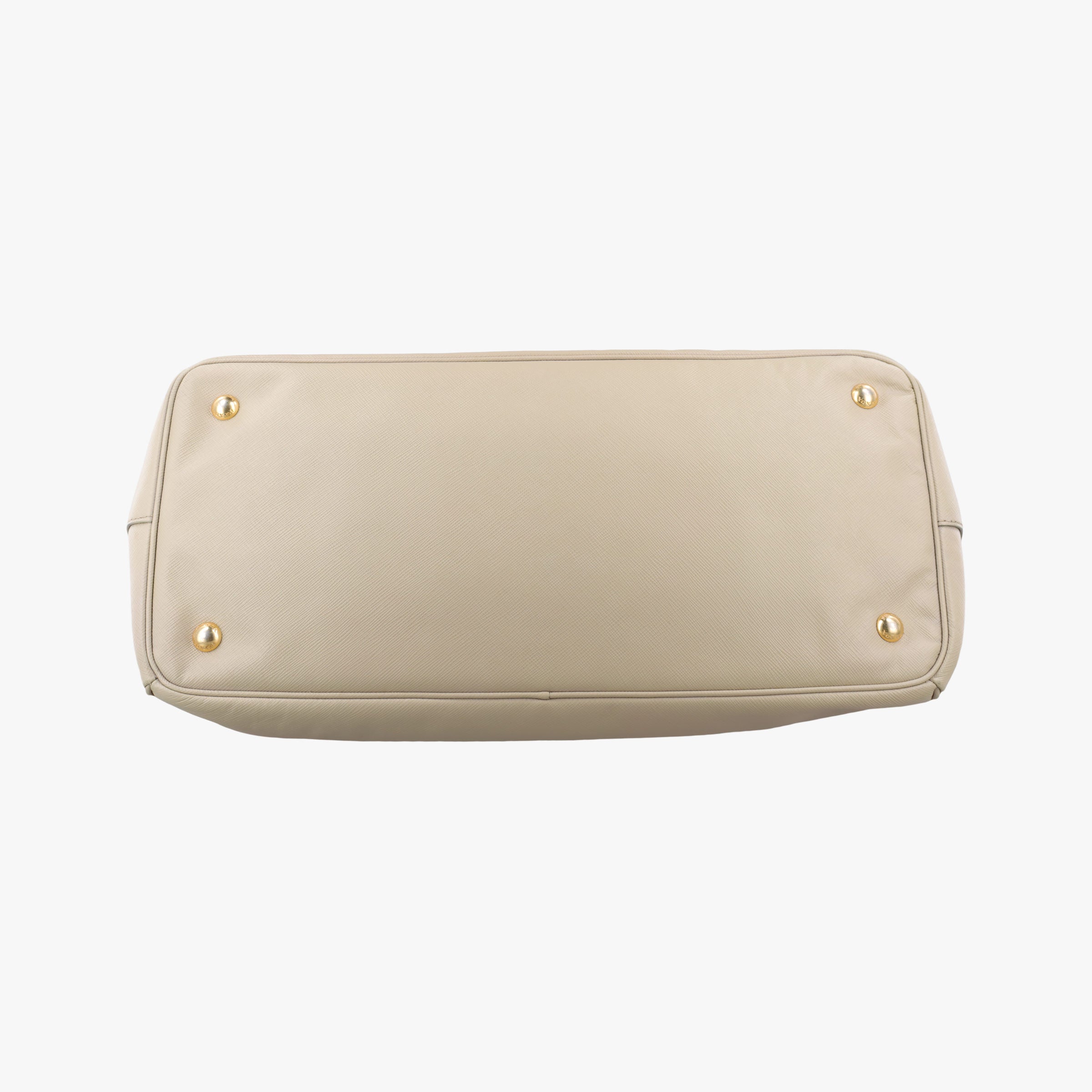 Pre-owned Prada Galleria Beige SAFFIANO Leather BN2274 handbag | stylenewstar
