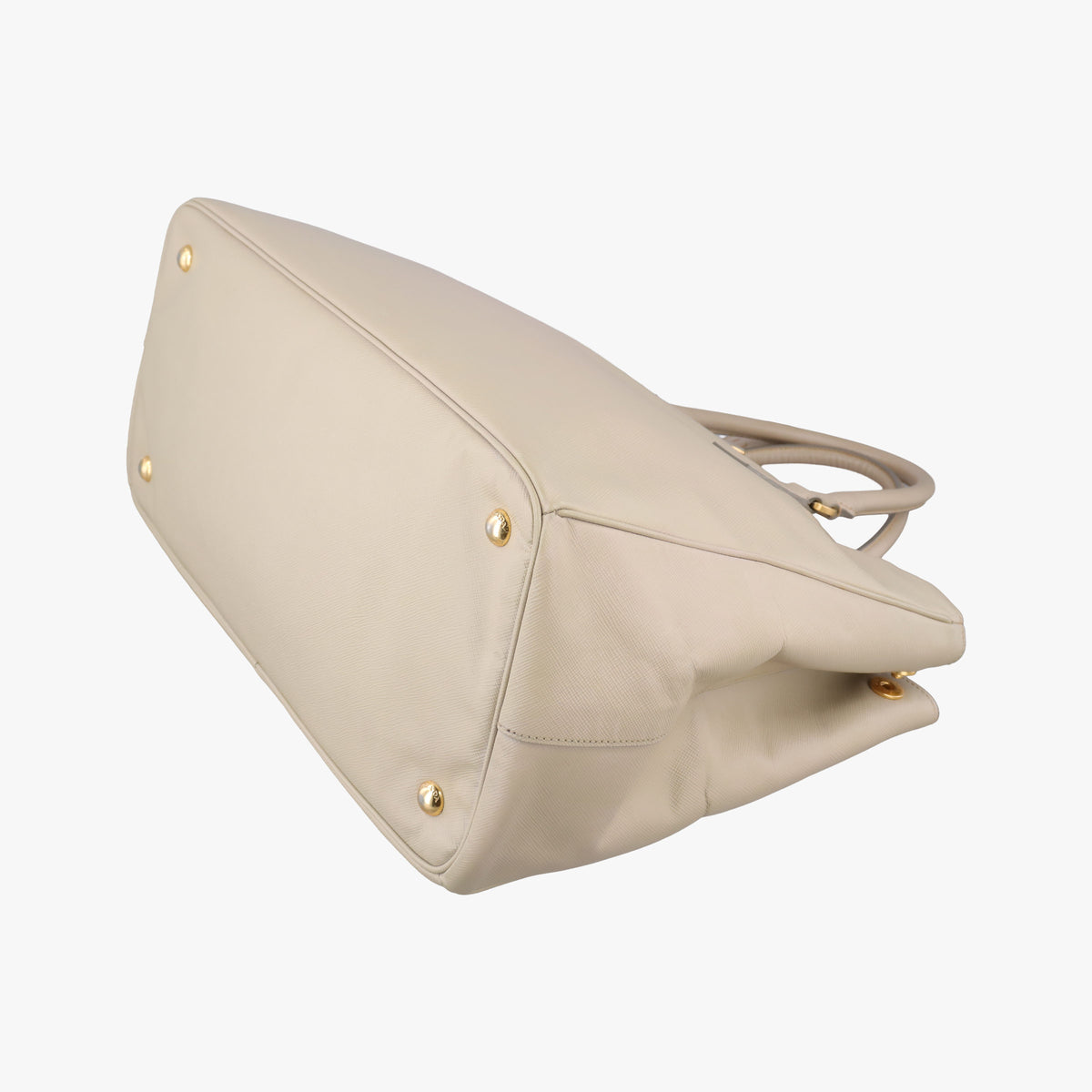 Pre-owned Prada Galleria Beige SAFFIANO Leather BN2274 handbag | stylenewstar