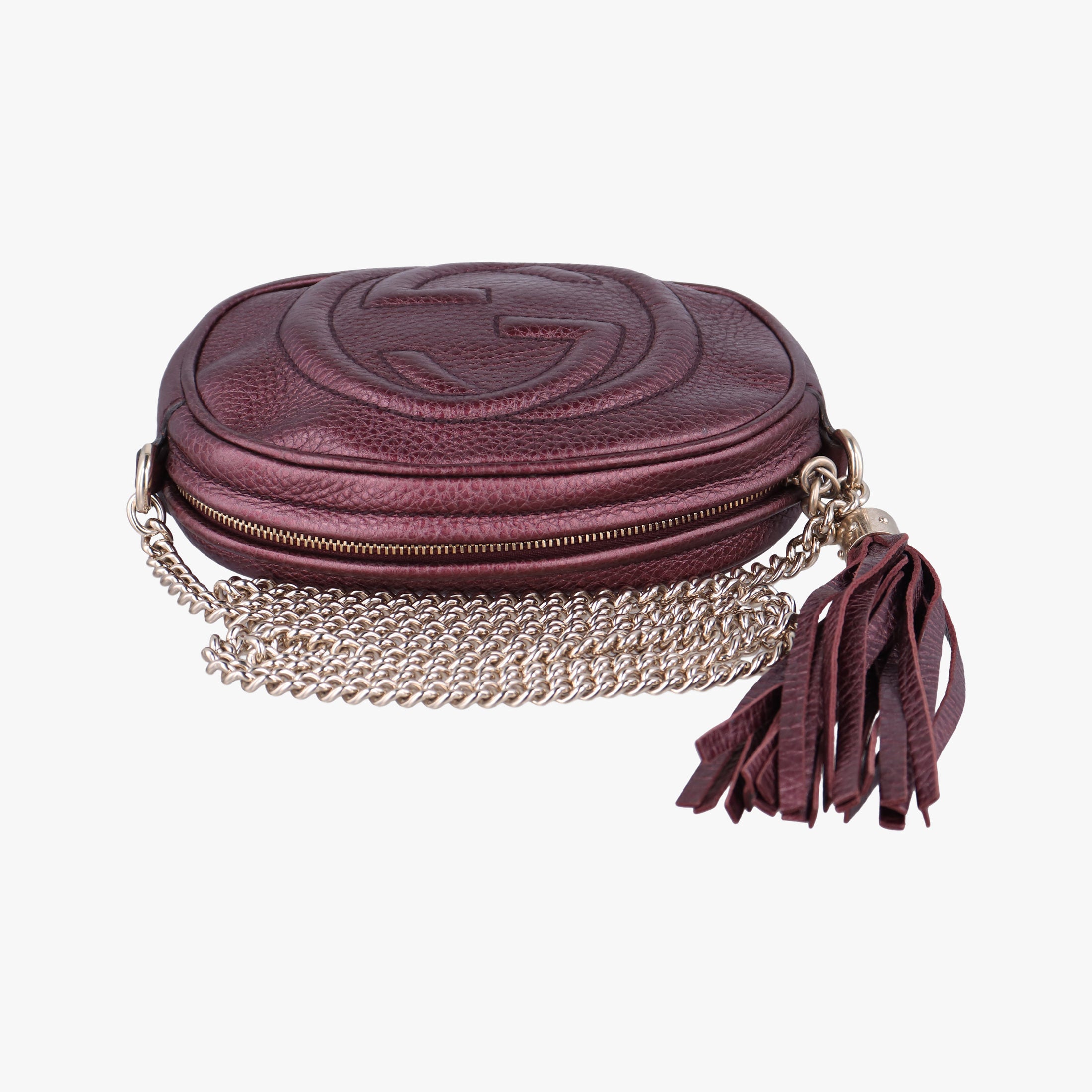 Secondhand Gucci Soho Purple Leather 353965 shoulderbag | stylenewstar