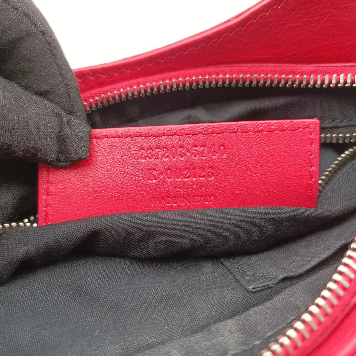 Secondhand Balenciaga The Giant Hip Red lambskin  shoulderbag | stylenewstar