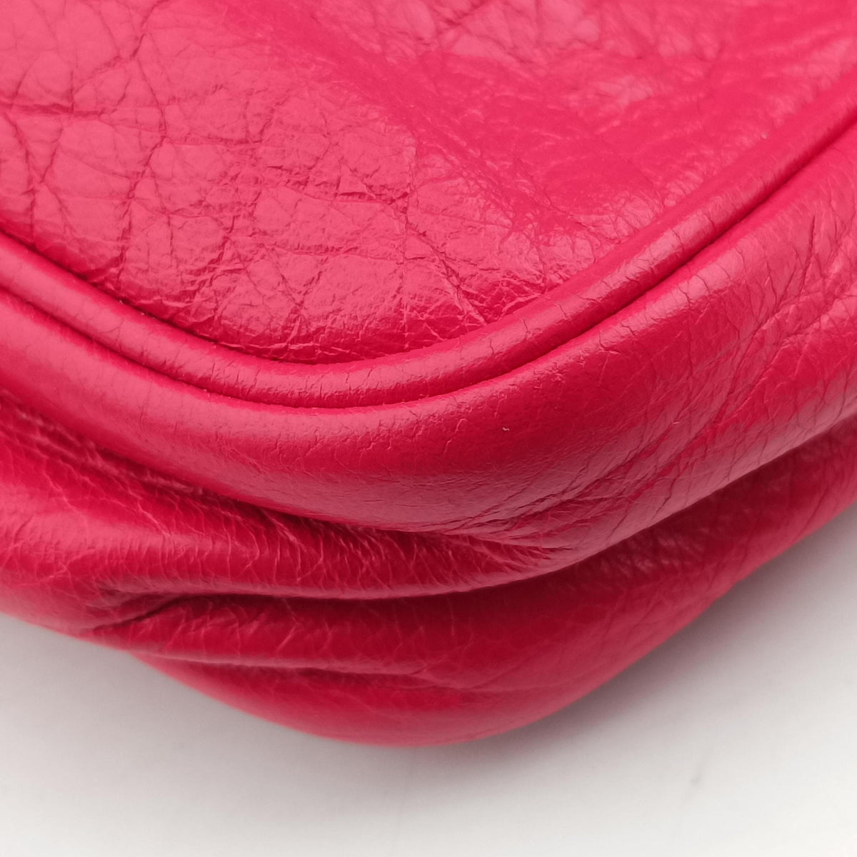 Secondhand Balenciaga The Giant Hip Red lambskin  shoulderbag | stylenewstar