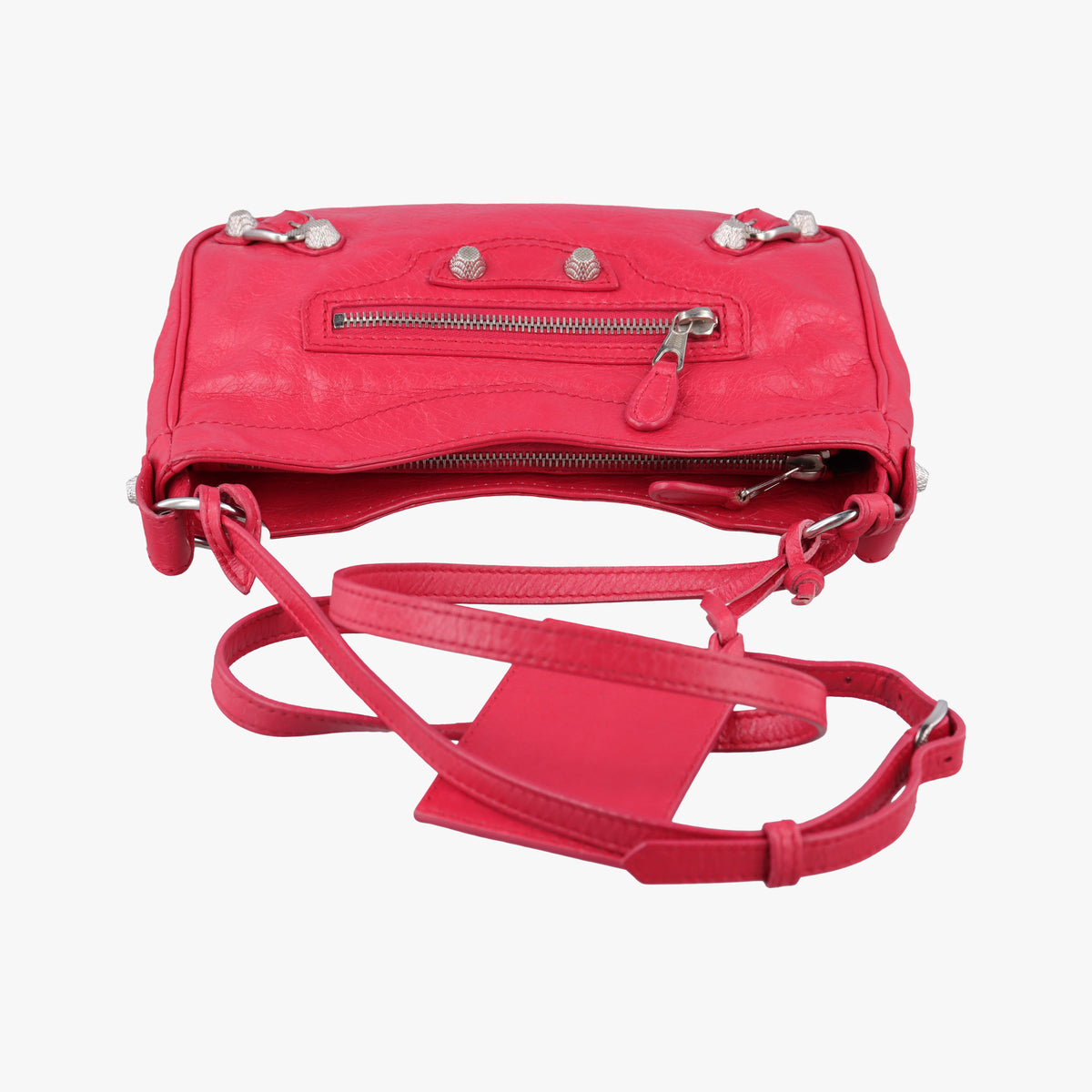 Secondhand Balenciaga The Giant Hip Red lambskin  shoulderbag | stylenewstar