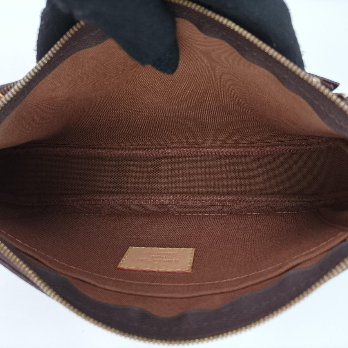 Pre-owned Louis Vuitton Multi Pochette Accessoir brown×khaki Monogram Canvas M44813 shoulderbag | stylenewstar