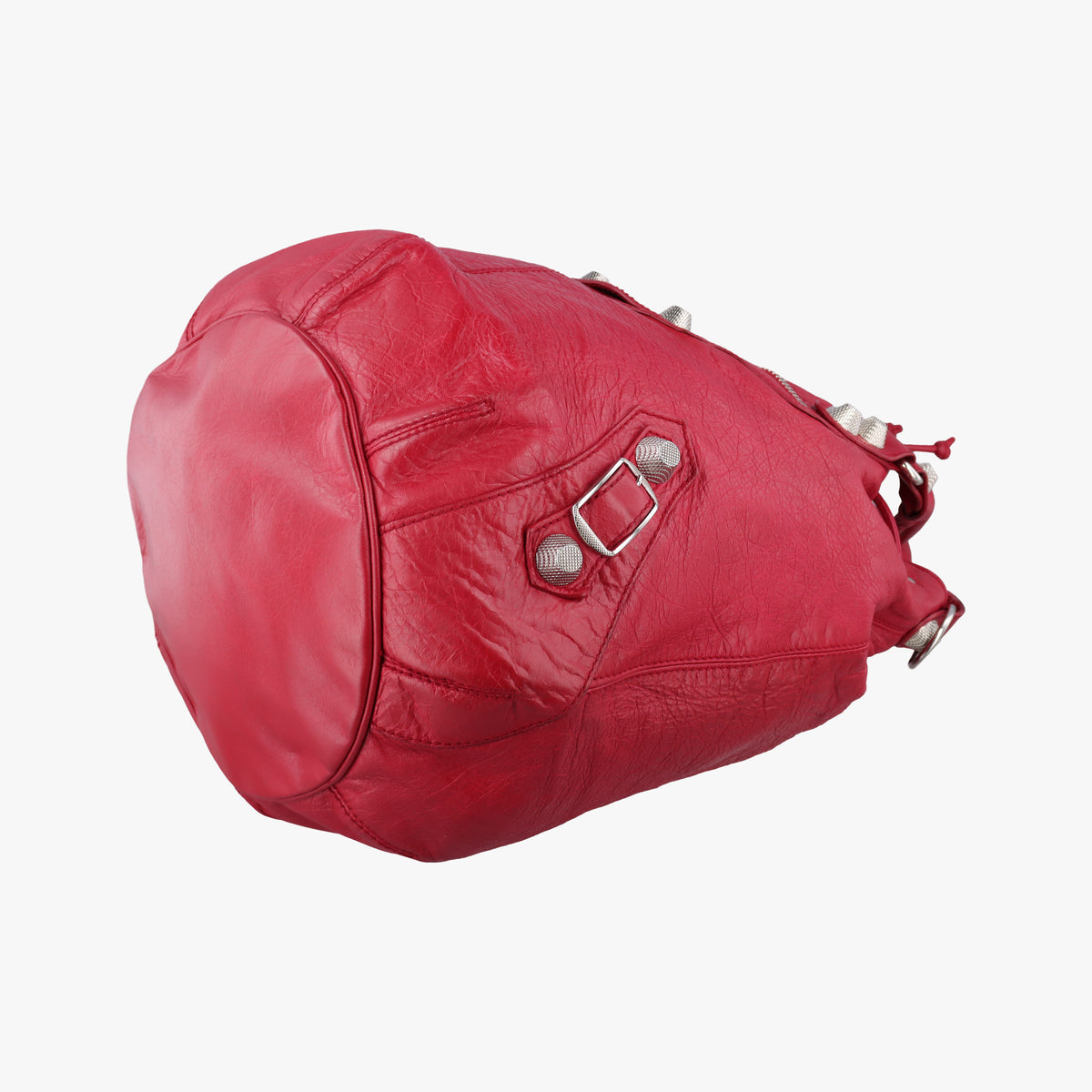Secondhand Balenciaga Pompon Red Leather  shoulderbag | stylenewstar