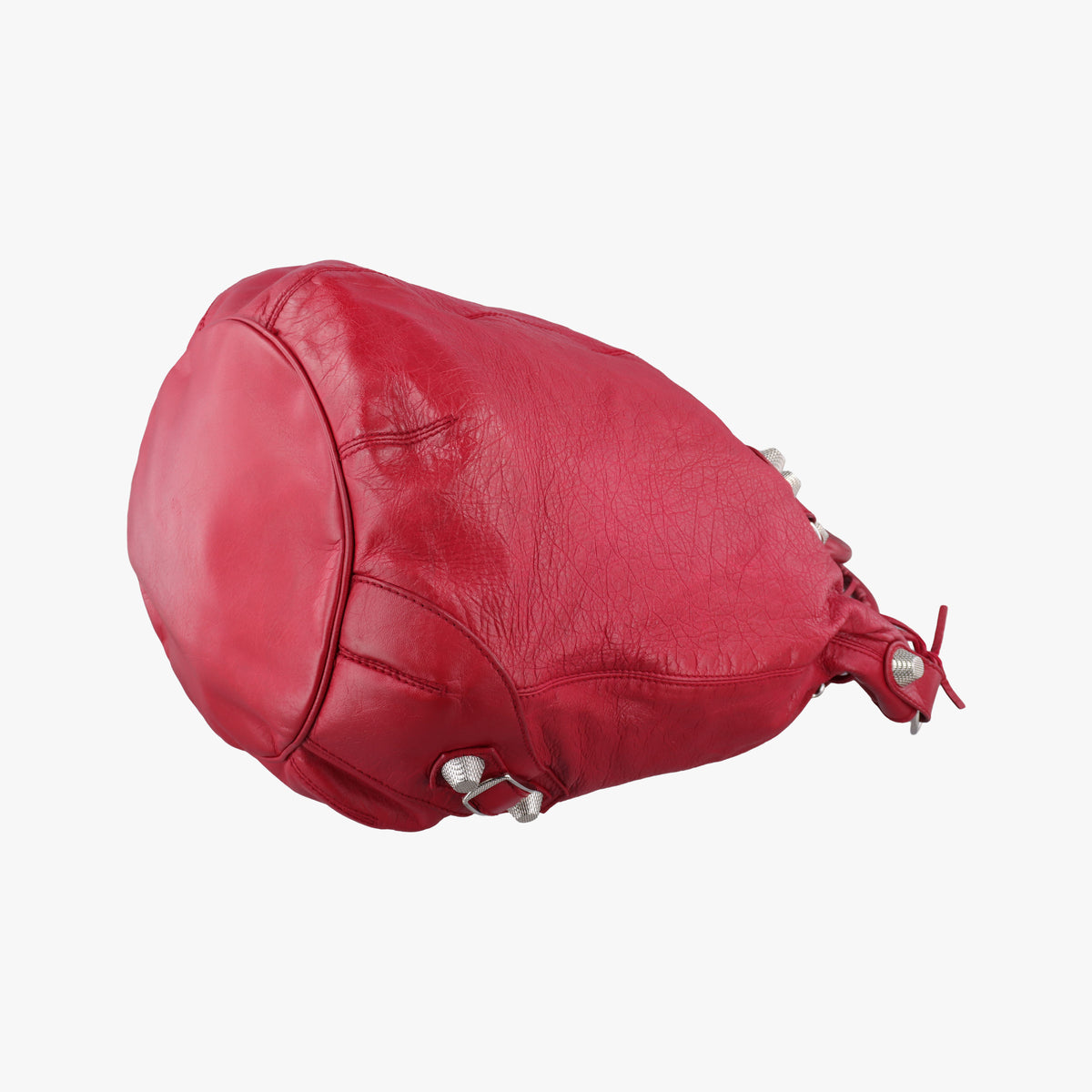 Secondhand Balenciaga Pompon Red Leather  shoulderbag | stylenewstar