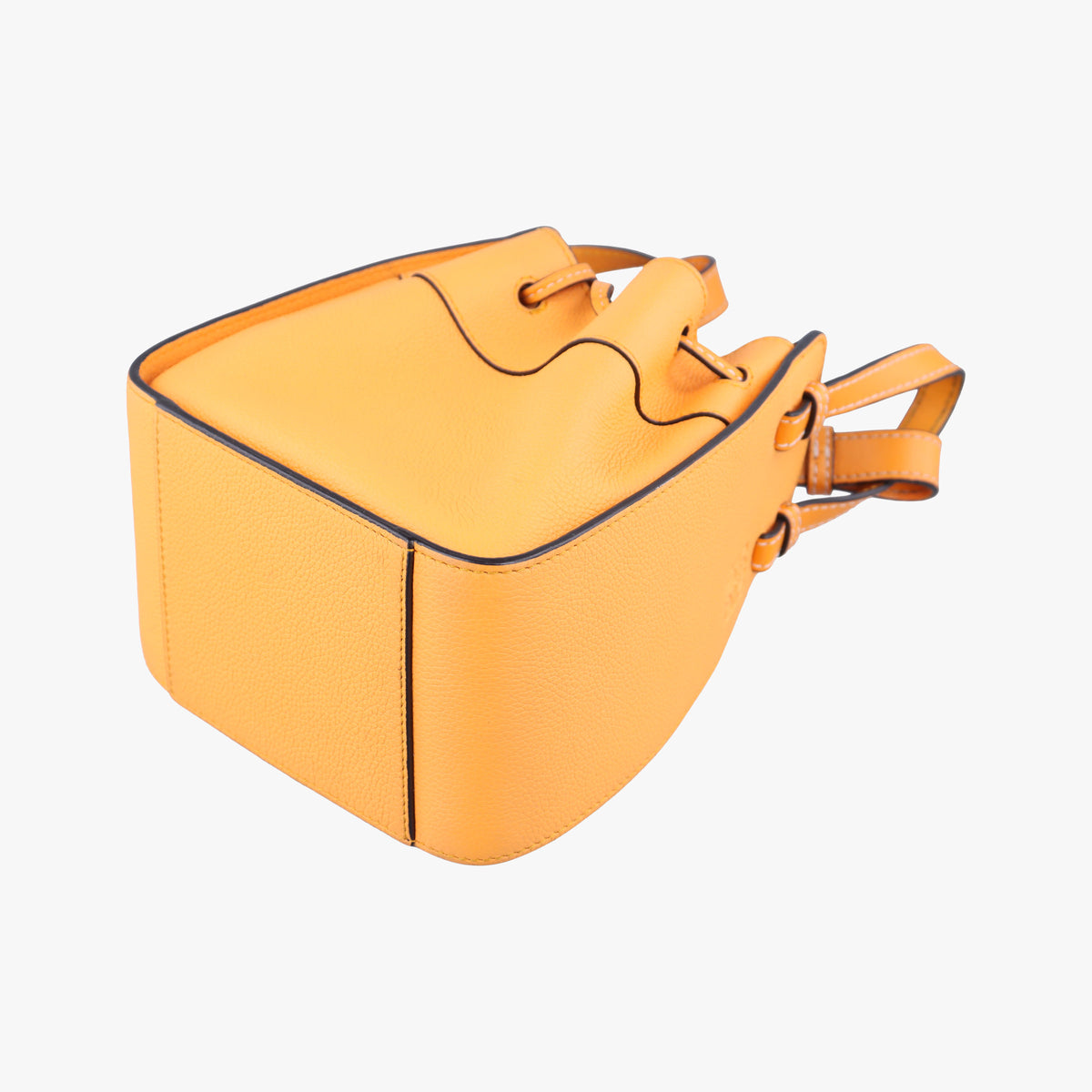 Pre-owned Loewe Hammock Mini Orange Leather  shoulderbag | stylenewstar