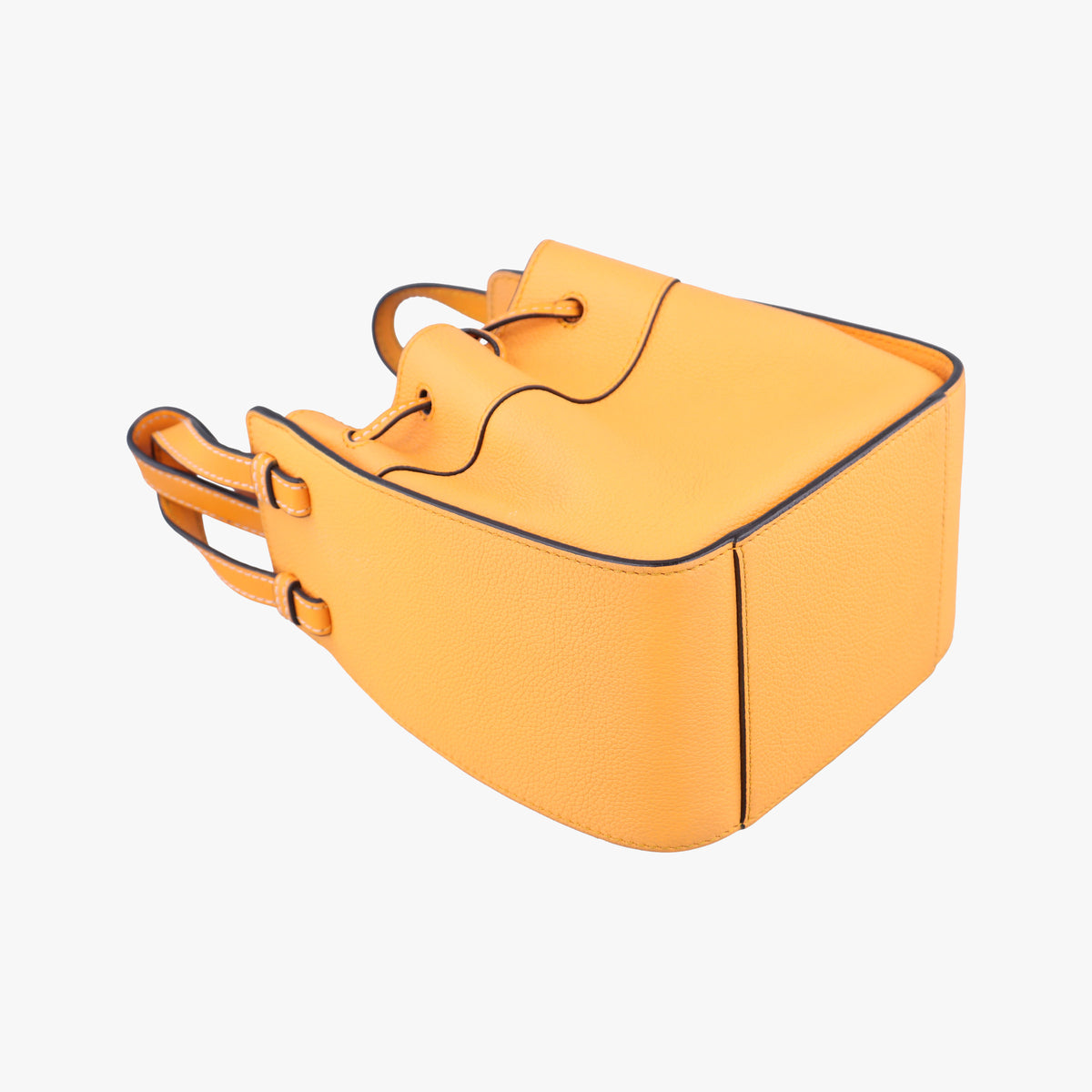 Pre-owned Loewe Hammock Mini Orange Leather  shoulderbag | stylenewstar