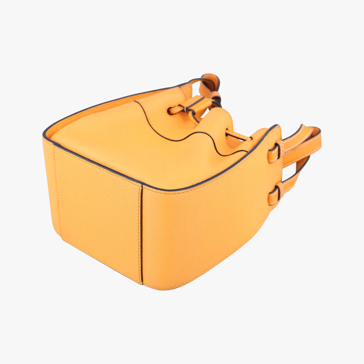 Pre-owned Loewe Hammock Mini Orange Leather  shoulderbag | stylenewstar